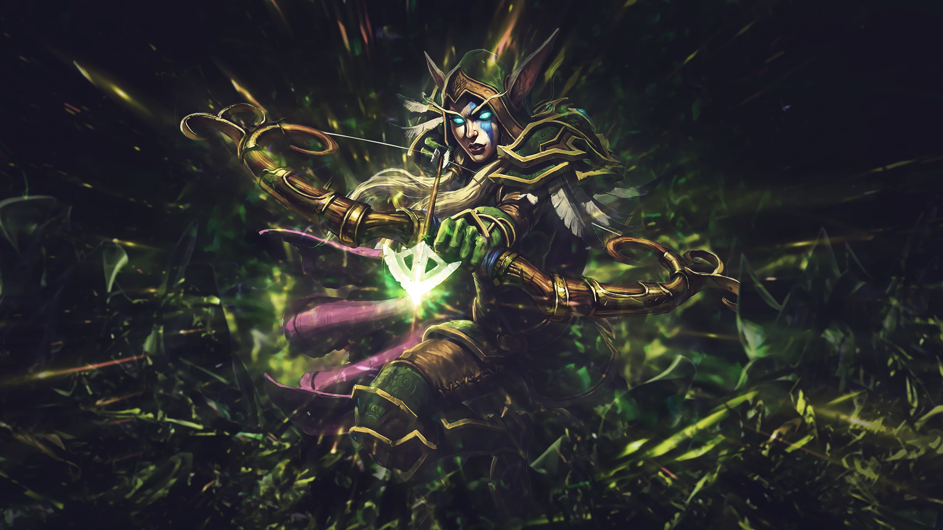 1080P, Windranger, Hearthstone: Heroes of Warcraft, HD Wallpaper