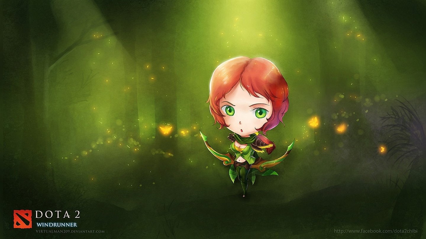 Windranger (DotA 2), Dota, DotA 2, 720P, HD Wallpaper