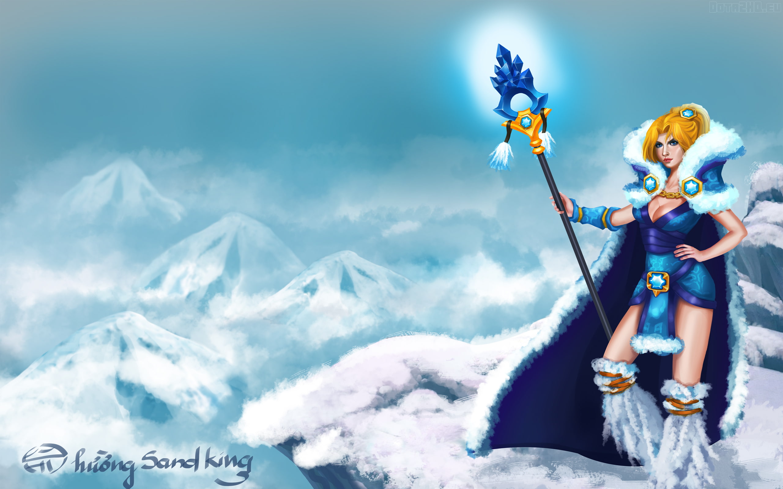 rylai, 2K, art, dota, HD Wallpaper