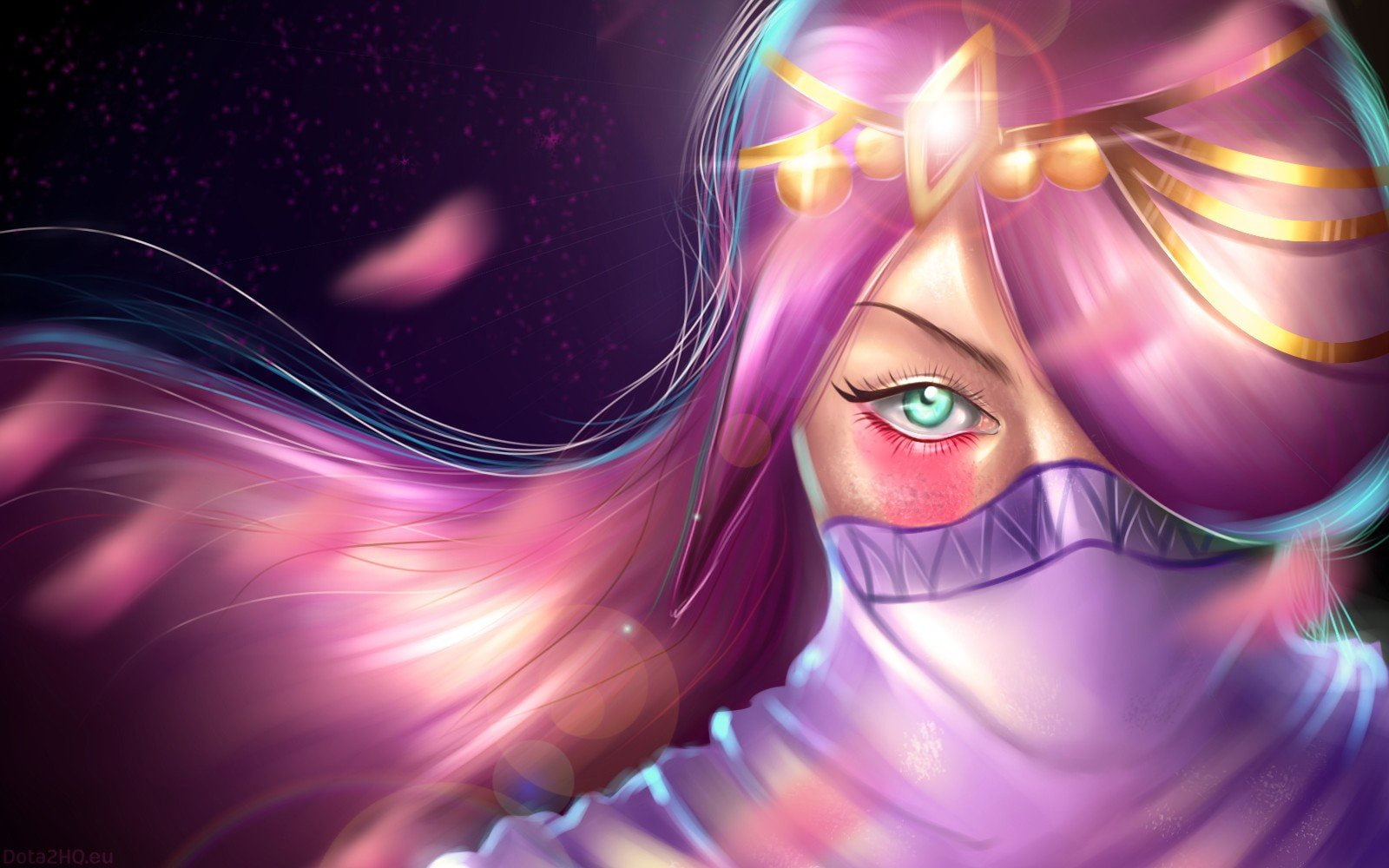 Lanaya, 720P, Templar Assassin, Dota 2, digital art, HD Wallpaper