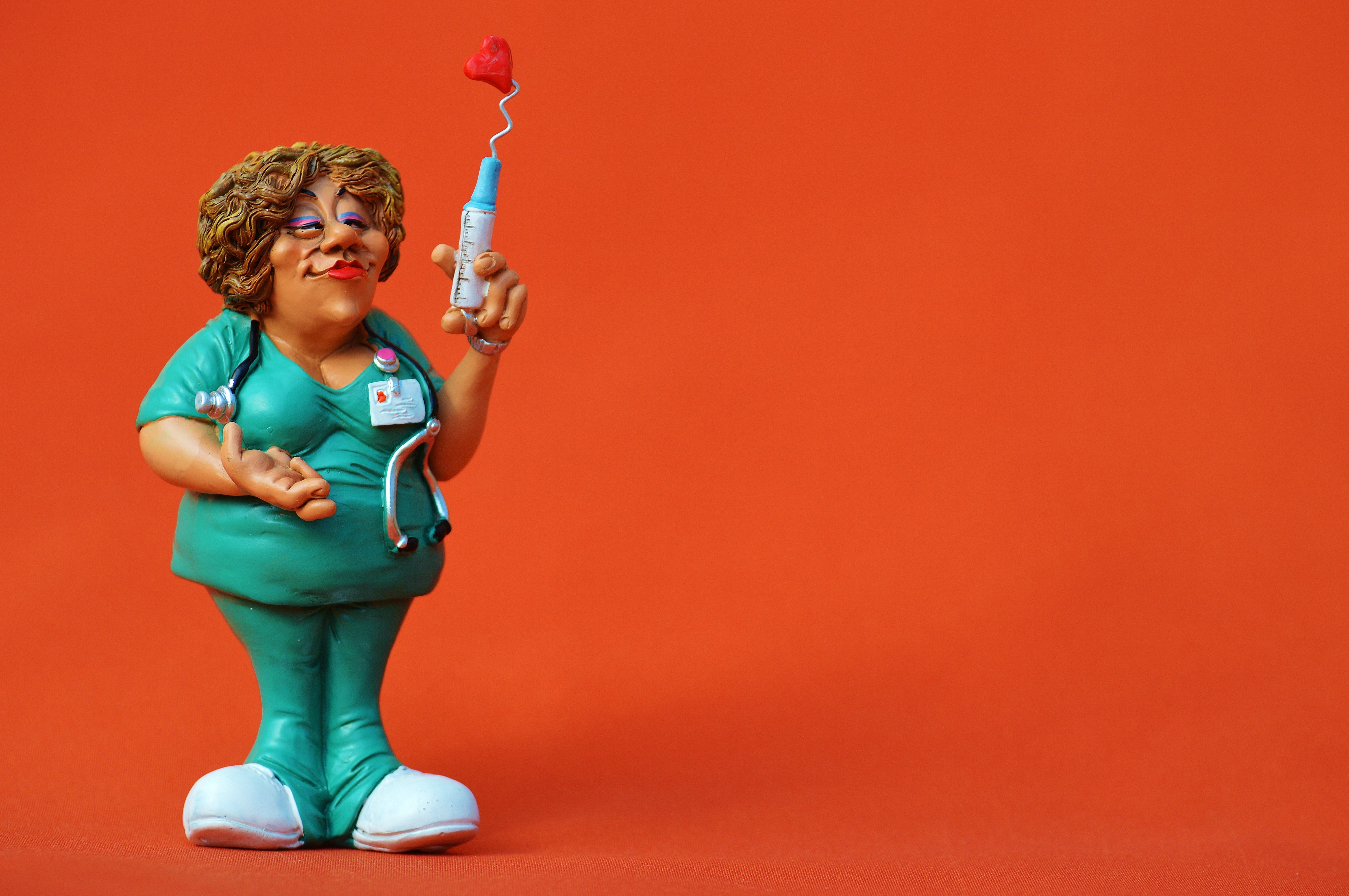 toy, hair, nurse, hairstyle, holding, decorative, valentines day, emotion, childhood, colored background, one person, offspring, studio shot, males, animated, HD Wallpaper
