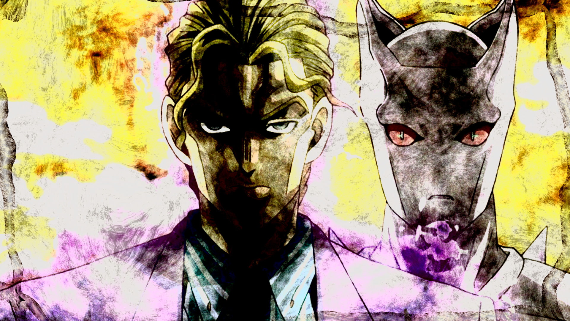 Yoshikage Kira, 1080P, Jojos Bizarre Adventure, Anime, Killer Queen (Jojos Bizarre Adventure), HD Wallpaper