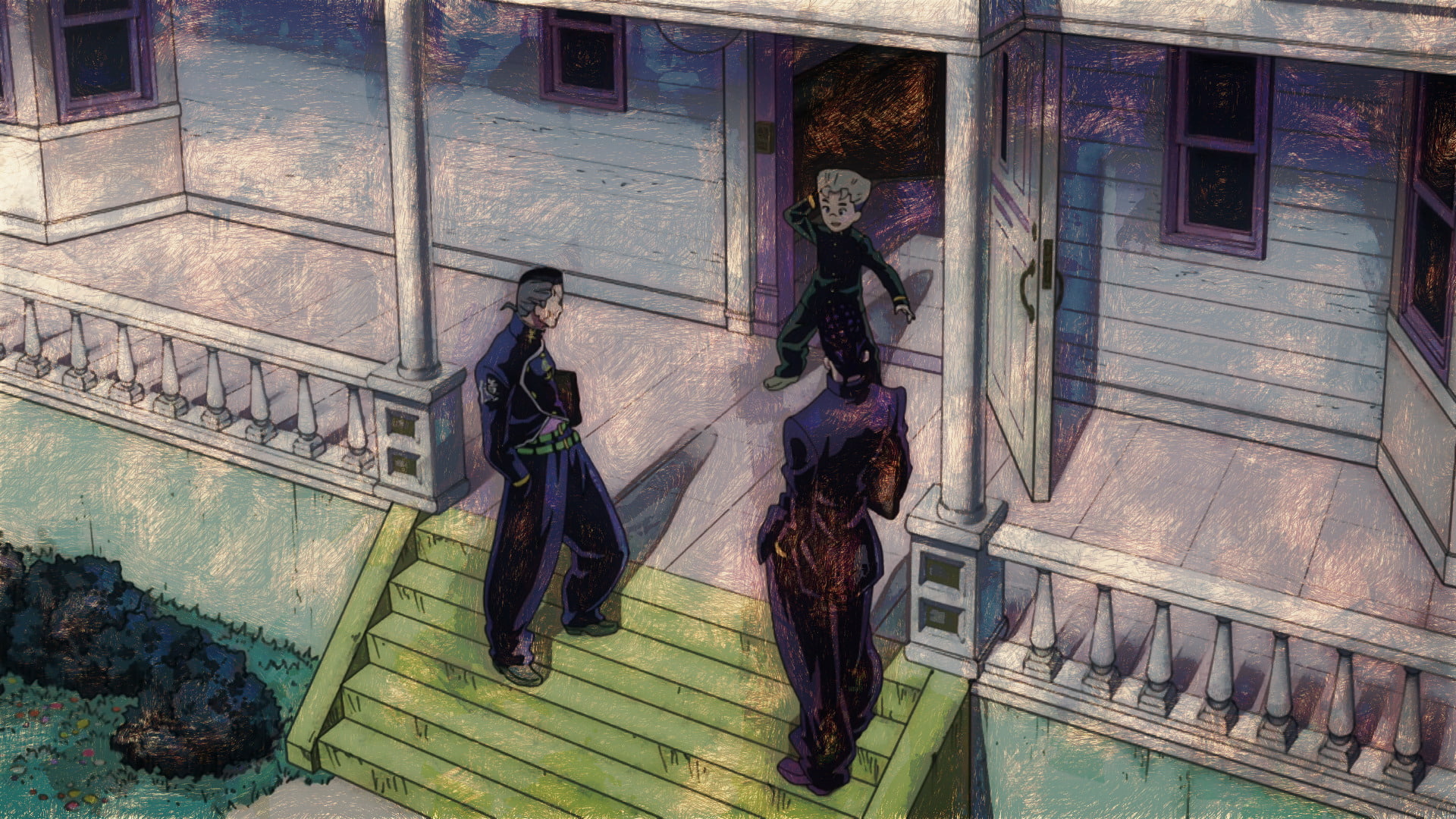 Koichi Hirose, 1080P, Jojos Bizarre Adventure, Josuke Higashikata, Anime, Okuyasu Nijimura, HD Wallpaper