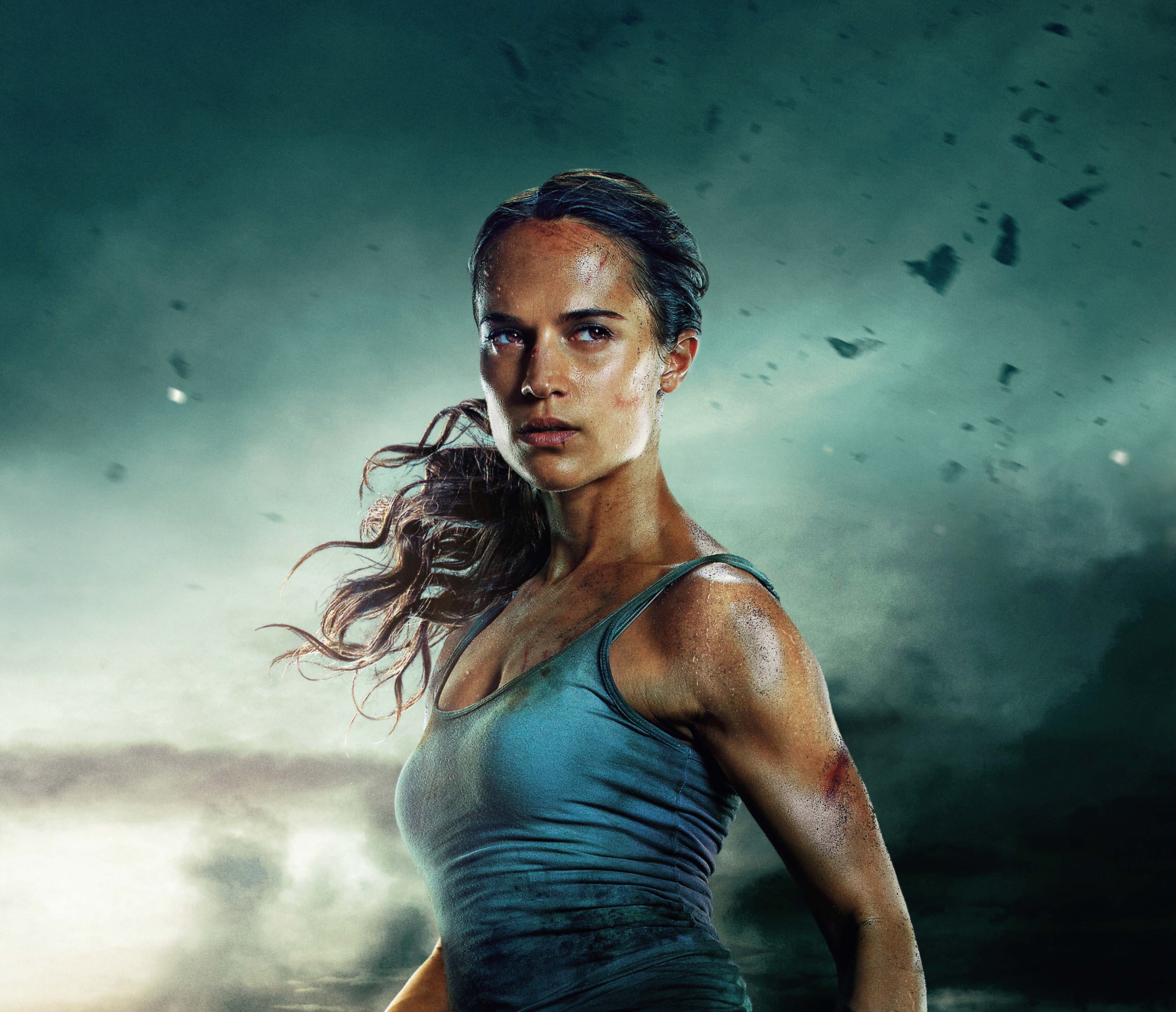2018, Lara Croft, Alicia Vikander, 2K, Tomb Raider, HD Wallpaper