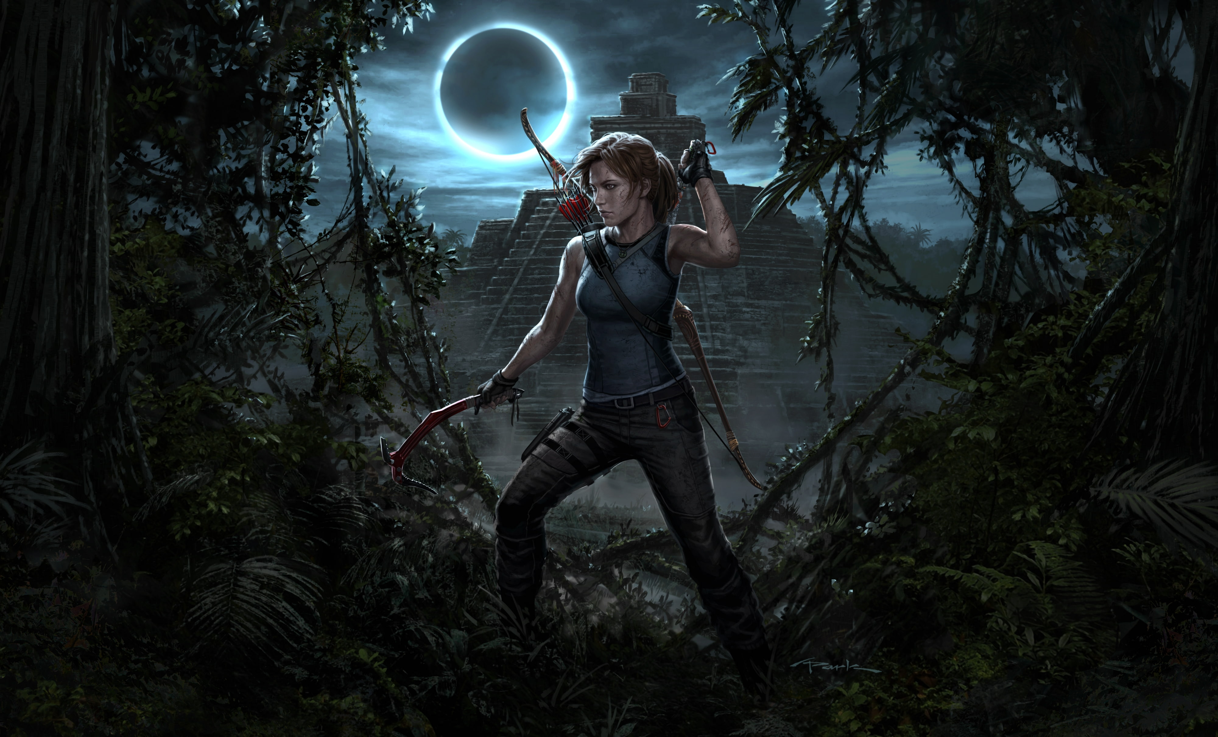 PC games, Lara Croft, 4K, Shadow of the Tomb Raider, 2018, Xbox One, 4K, PlayStation 4, HD Wallpaper
