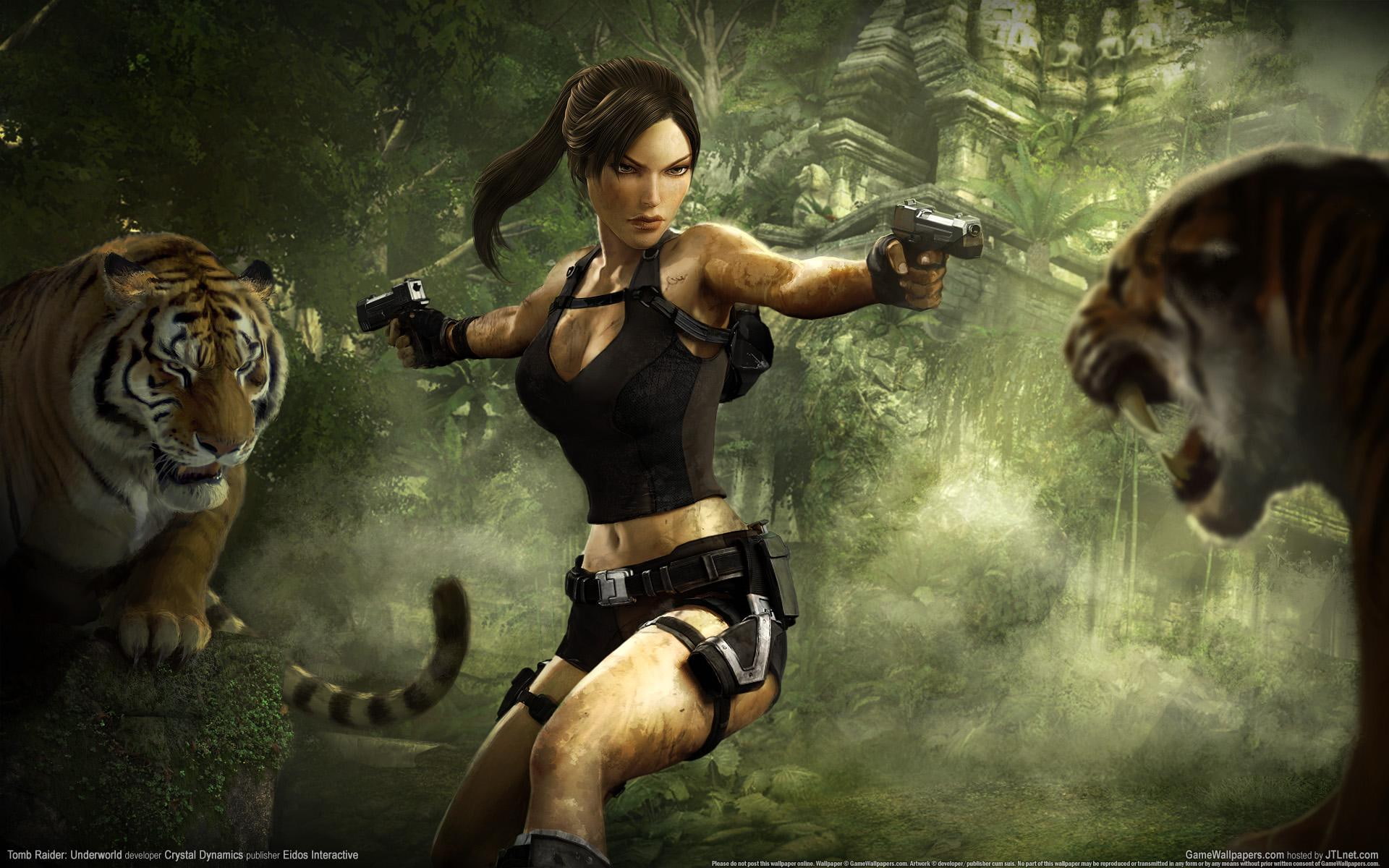 game, 1080P, games, widescreen, tomb, raider, underworld, HD Wallpaper