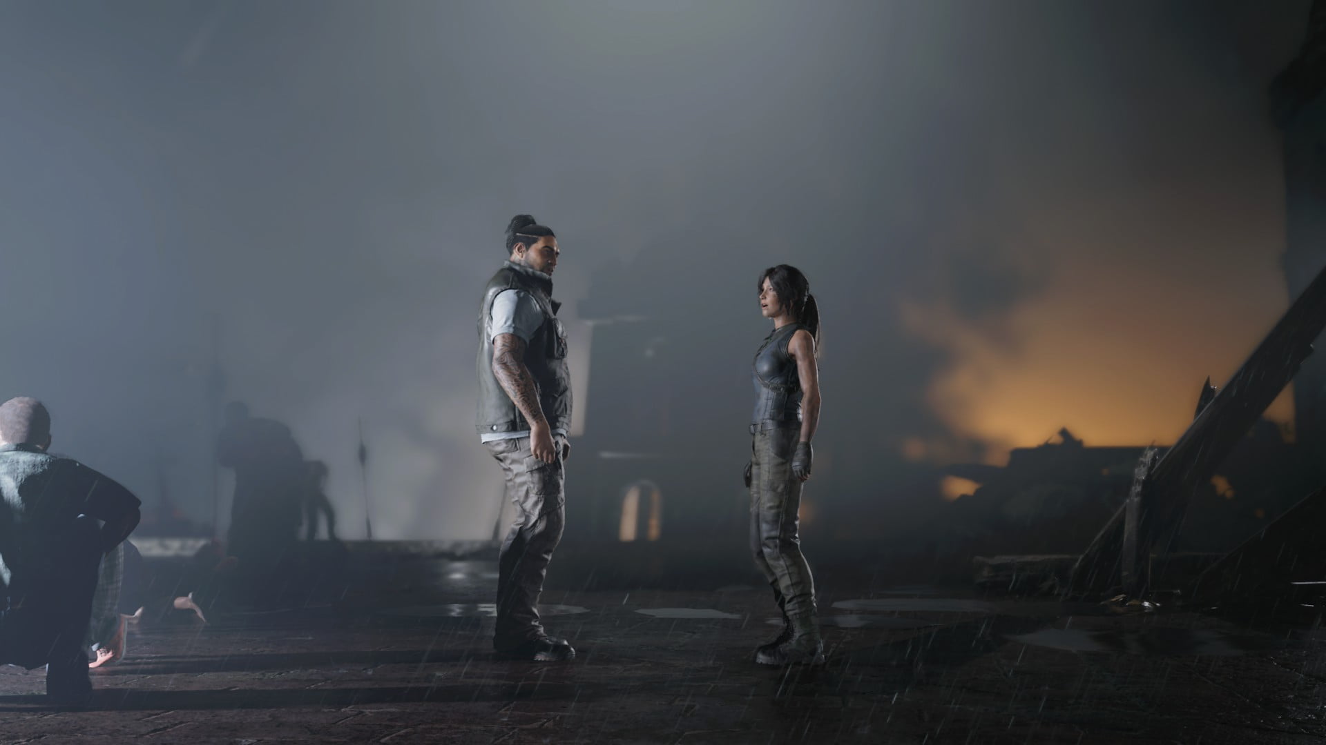 Shadow of the Tomb Raider, Tomb Raider, 1080P, full length, young adult, lifestyles, group of people, women, leisure activity, video games, screen shot, HD Wallpaper