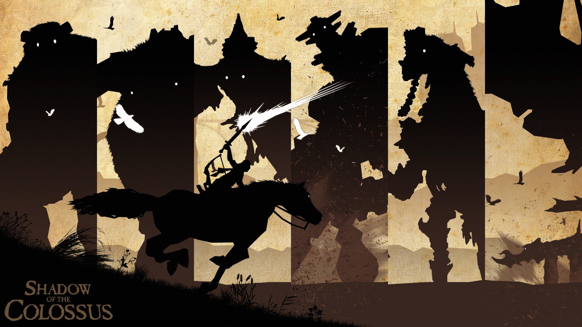 px, Wander, Wander and the Colossus, colossus, x, hd, art, entertainment, Shadow Of The Colossus, shadow, tv, 1080P, series, 1920x1080 px, HD Wallpaper