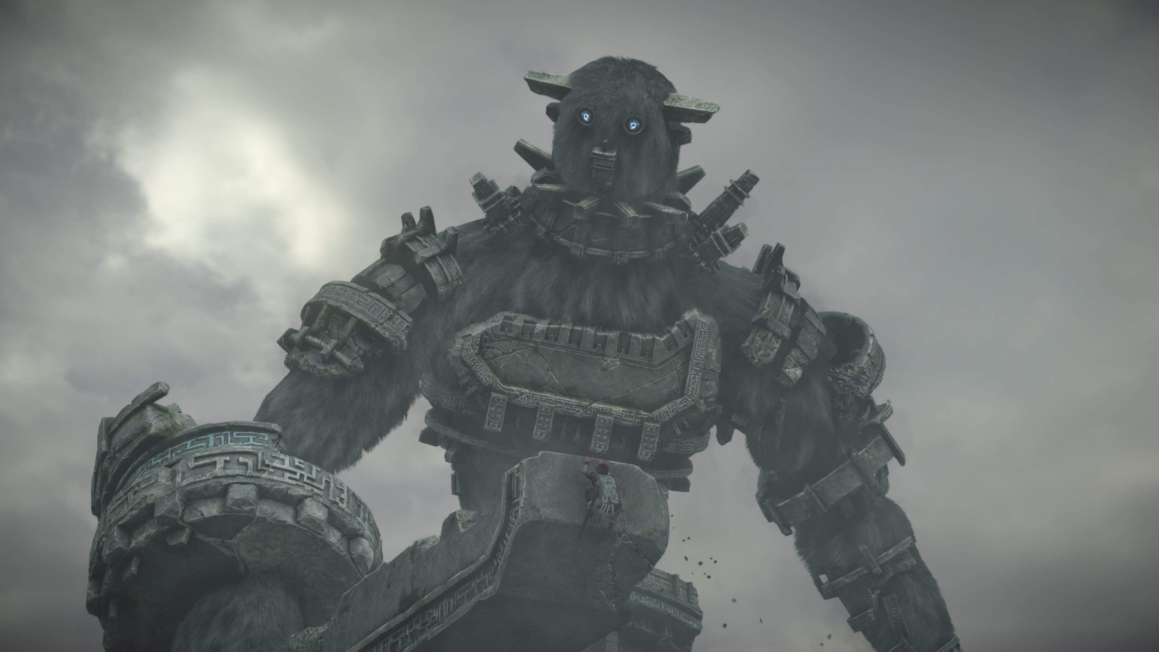 monster, grey, E3 2017, 4k, 4K, art, digital, Shadow of the Colossus, screenshot, giant, HD Wallpaper