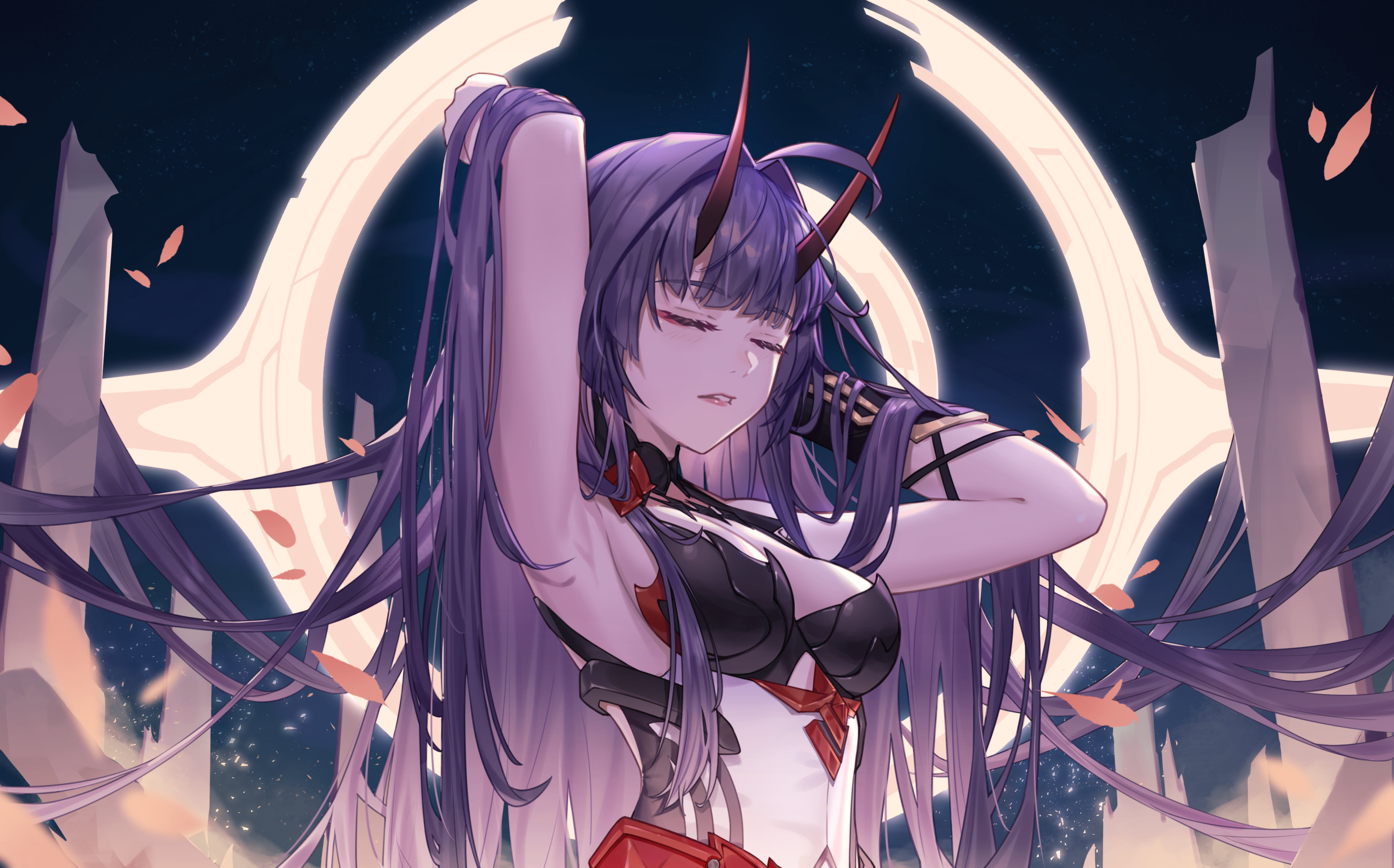 WhiteCrow4444, Honkai Impact, Raiden Mei, artwork, 5K, digital art, HD Wallpaper