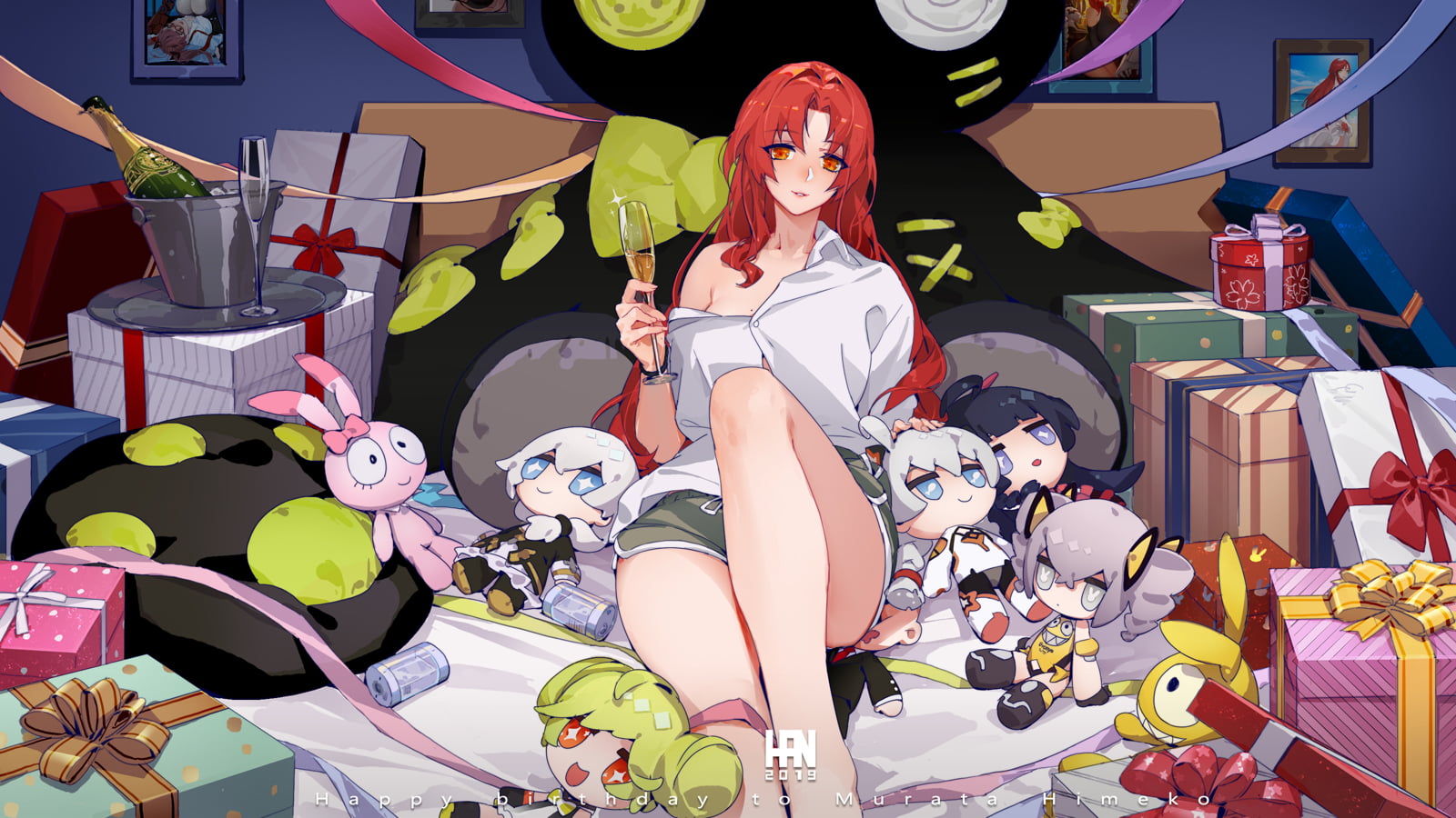 anime, Honkai Impact 3rd, anime girls, 720P, Han-0v0, Murata Himeko, HD Wallpaper