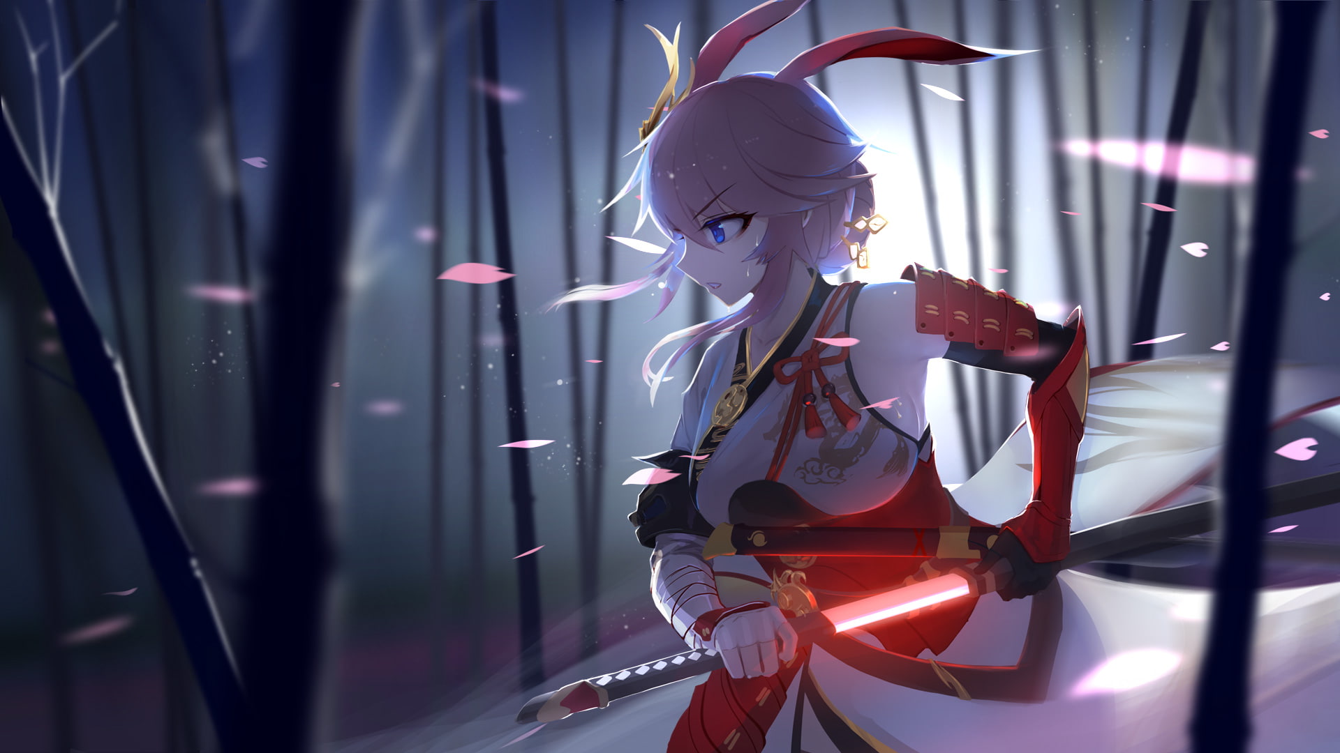 anime, digital art, honkai impact, artist, artwork, anime girl, 1080P, hd, HD Wallpaper