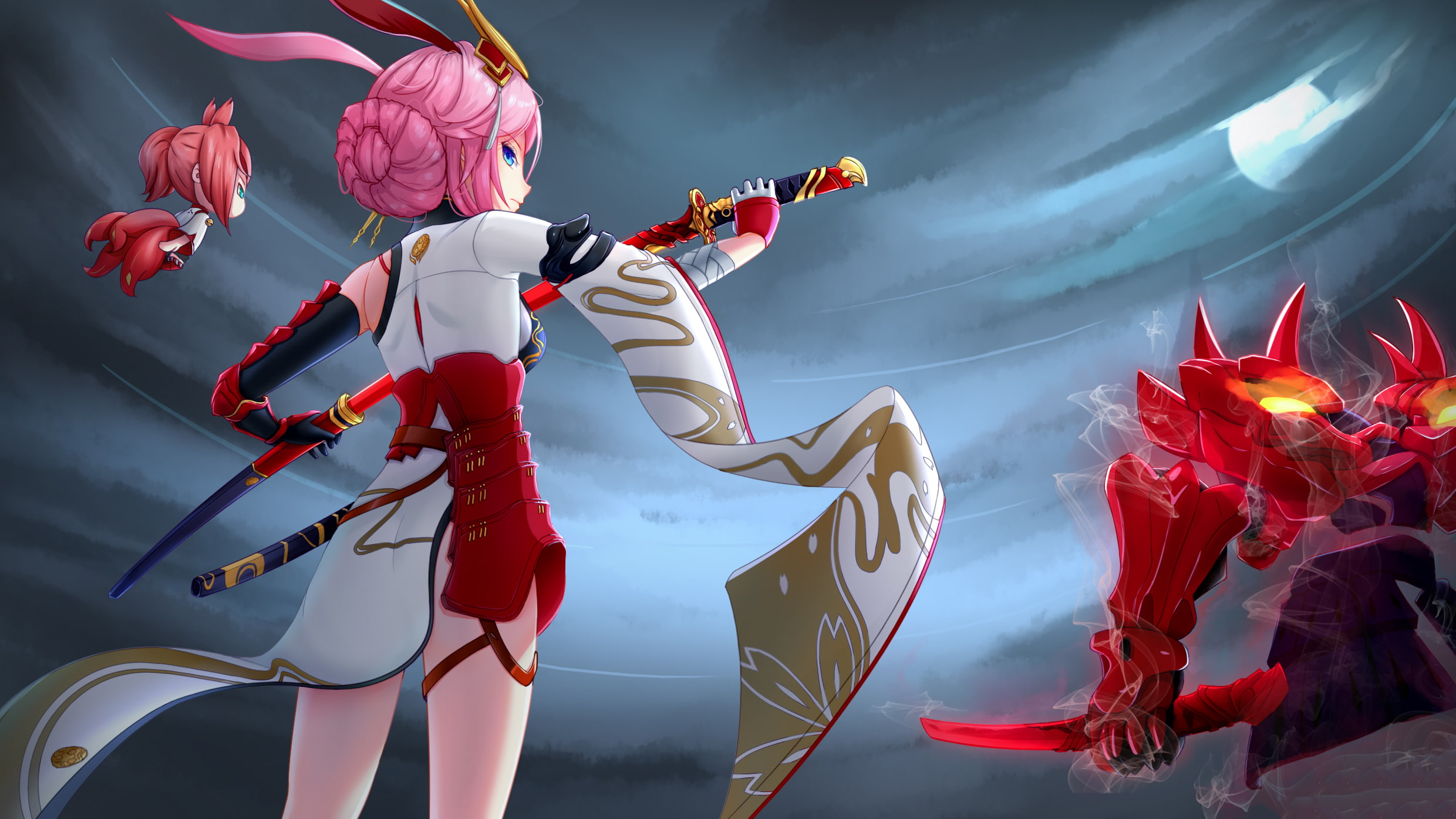 Yae Sakura (Benghuai Xueyuan), Anime, 1080P, Benghuai Xueyuan, HD Wallpaper