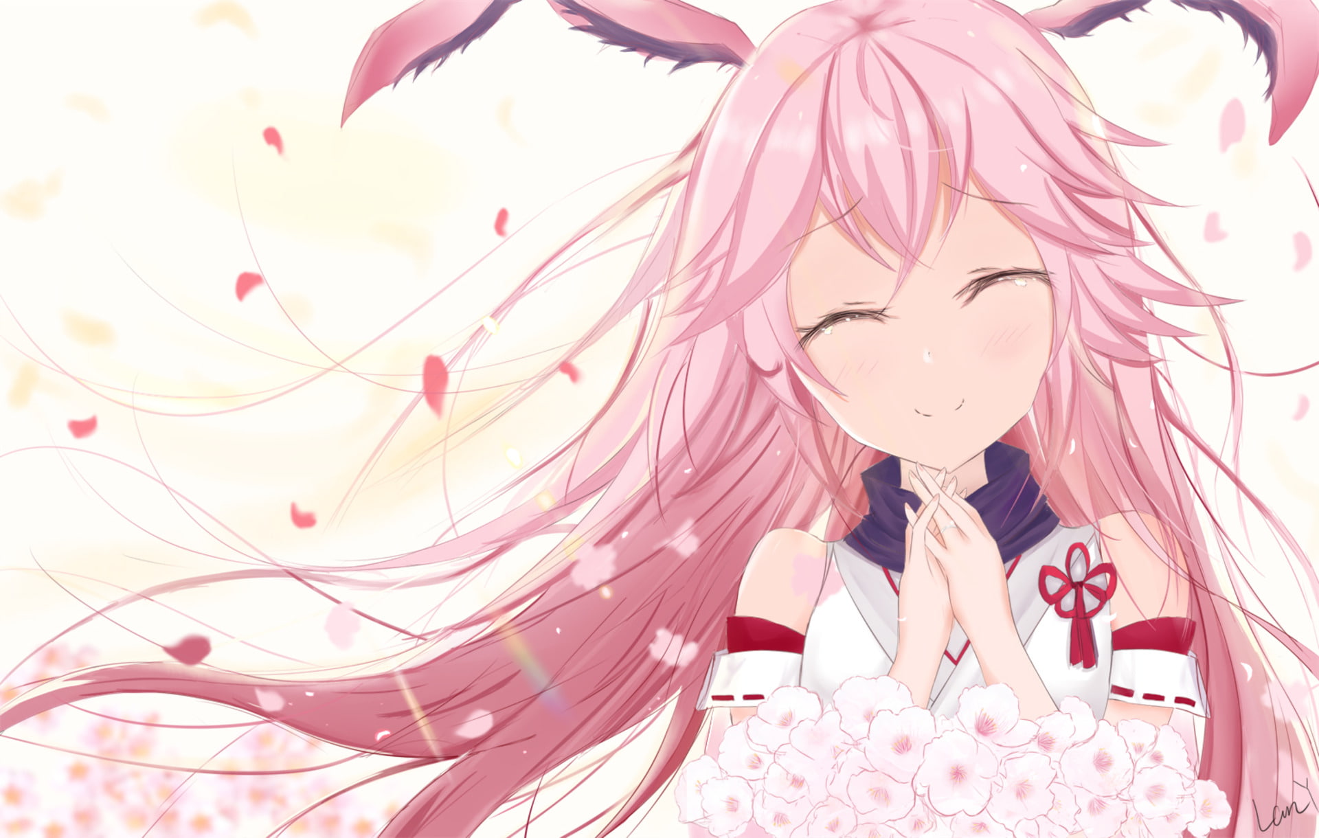 1080P, Benghuai Xueyuan, Anime, Yae Sakura (Benghuai Xueyuan), HD Wallpaper