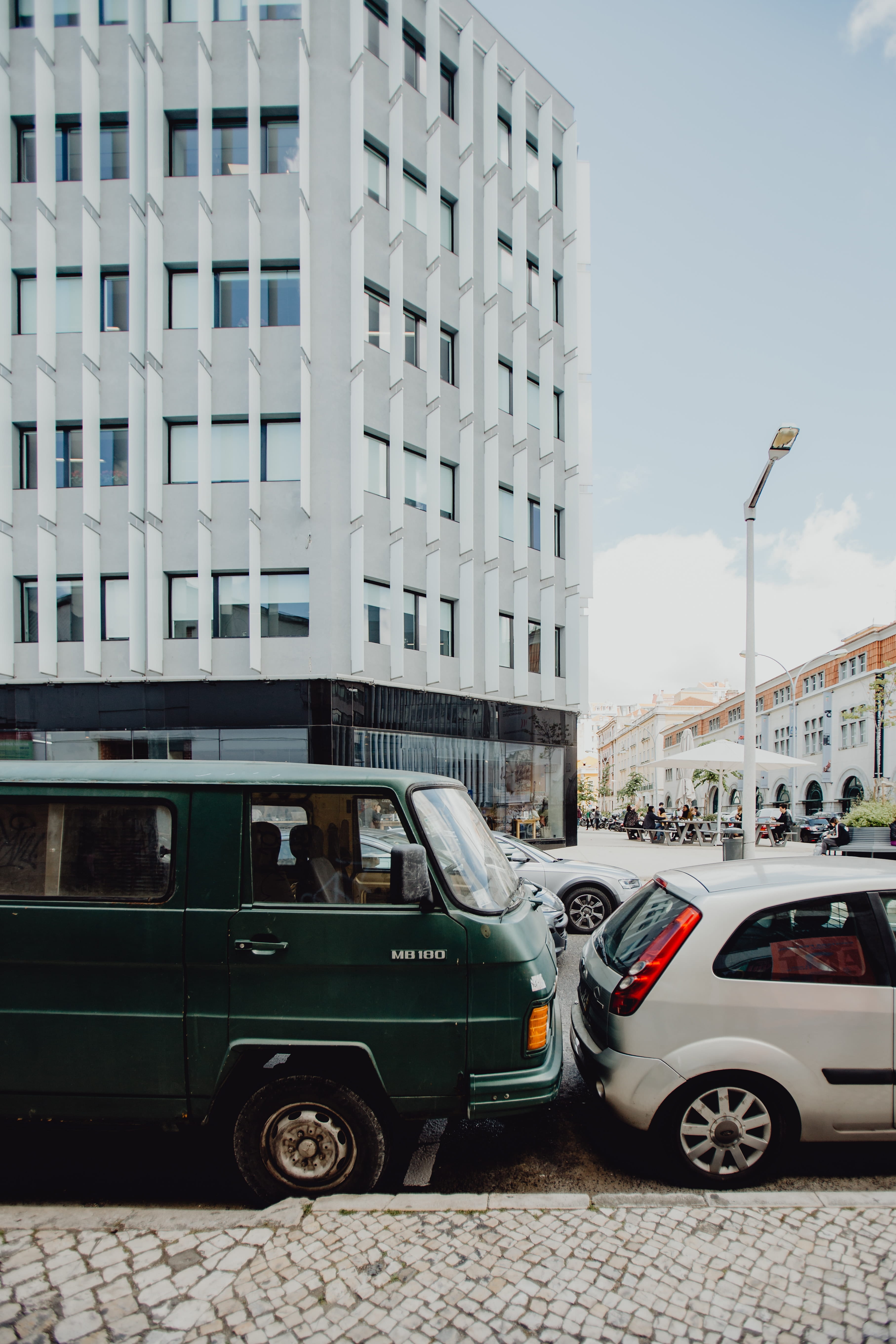 nature, sky, parking, residential district, lisbon, building exterior, motion, building, transportation, lisboa, 5K, built structure, outdoors, apartment, Phone HD Wallpaper