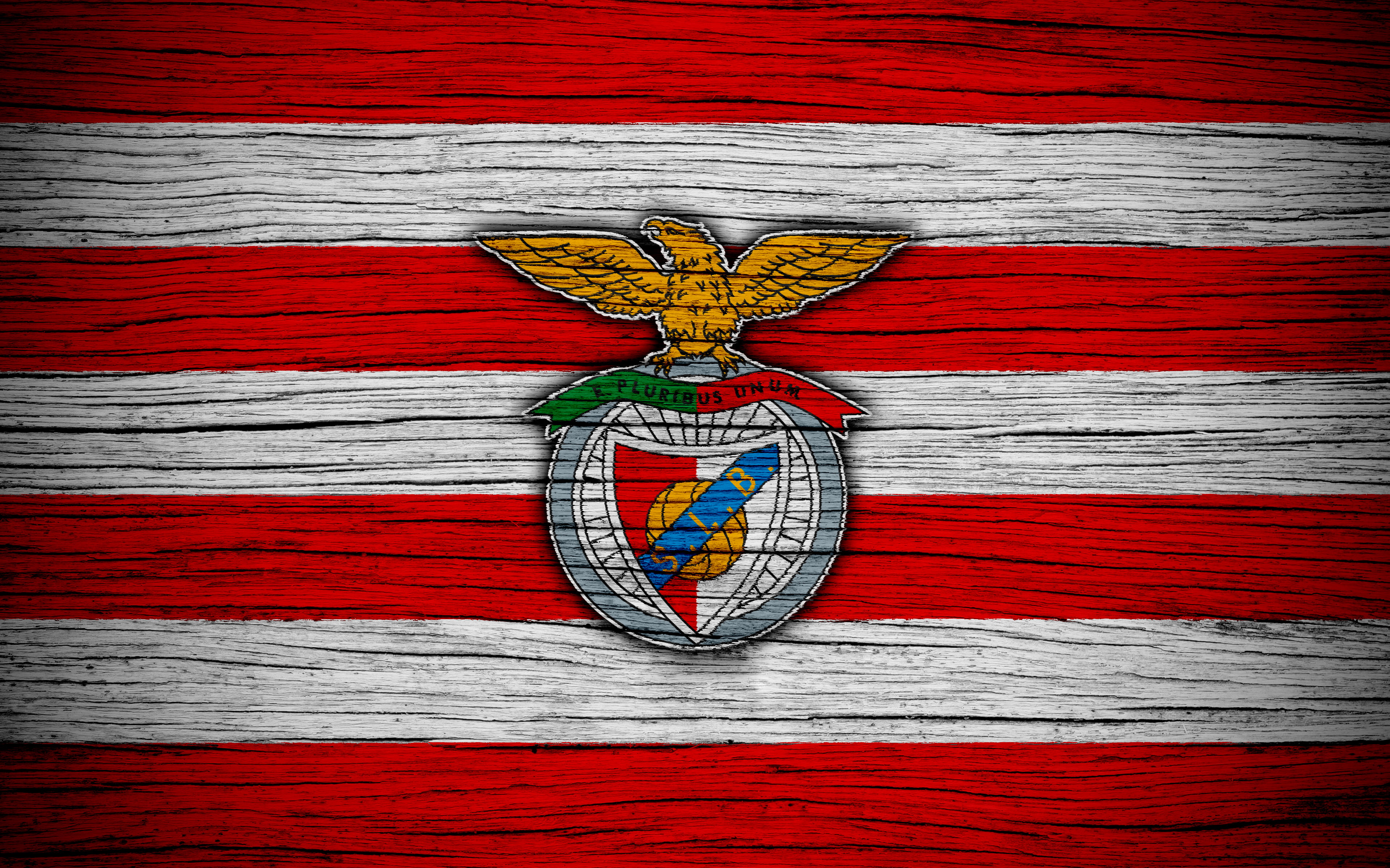 Soccer, 4K, Emblem, S.L. Benfica, Logo, HD Wallpaper
