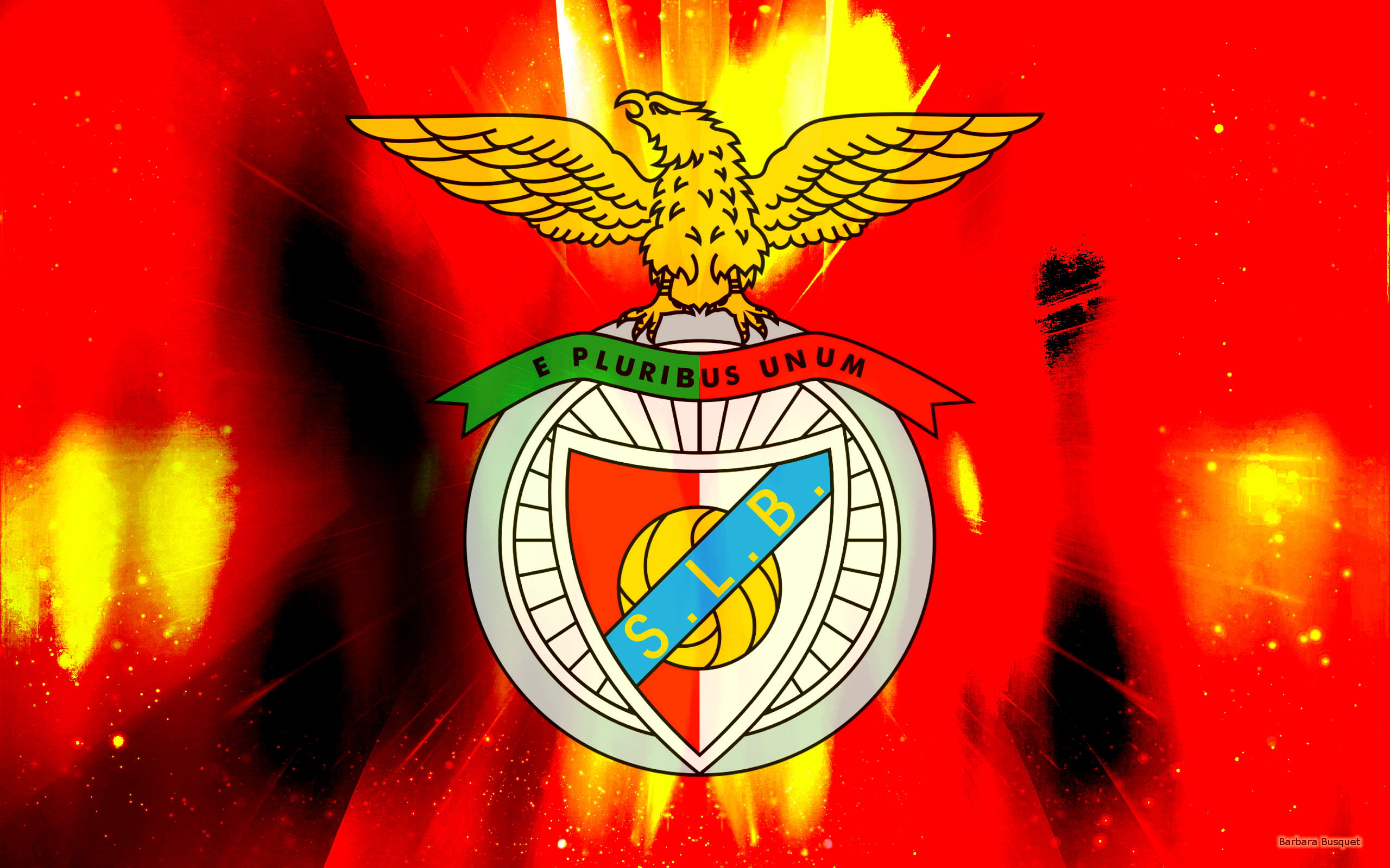 S.L. Benfica, Logo, 2K, Soccer, Emblem, HD Wallpaper