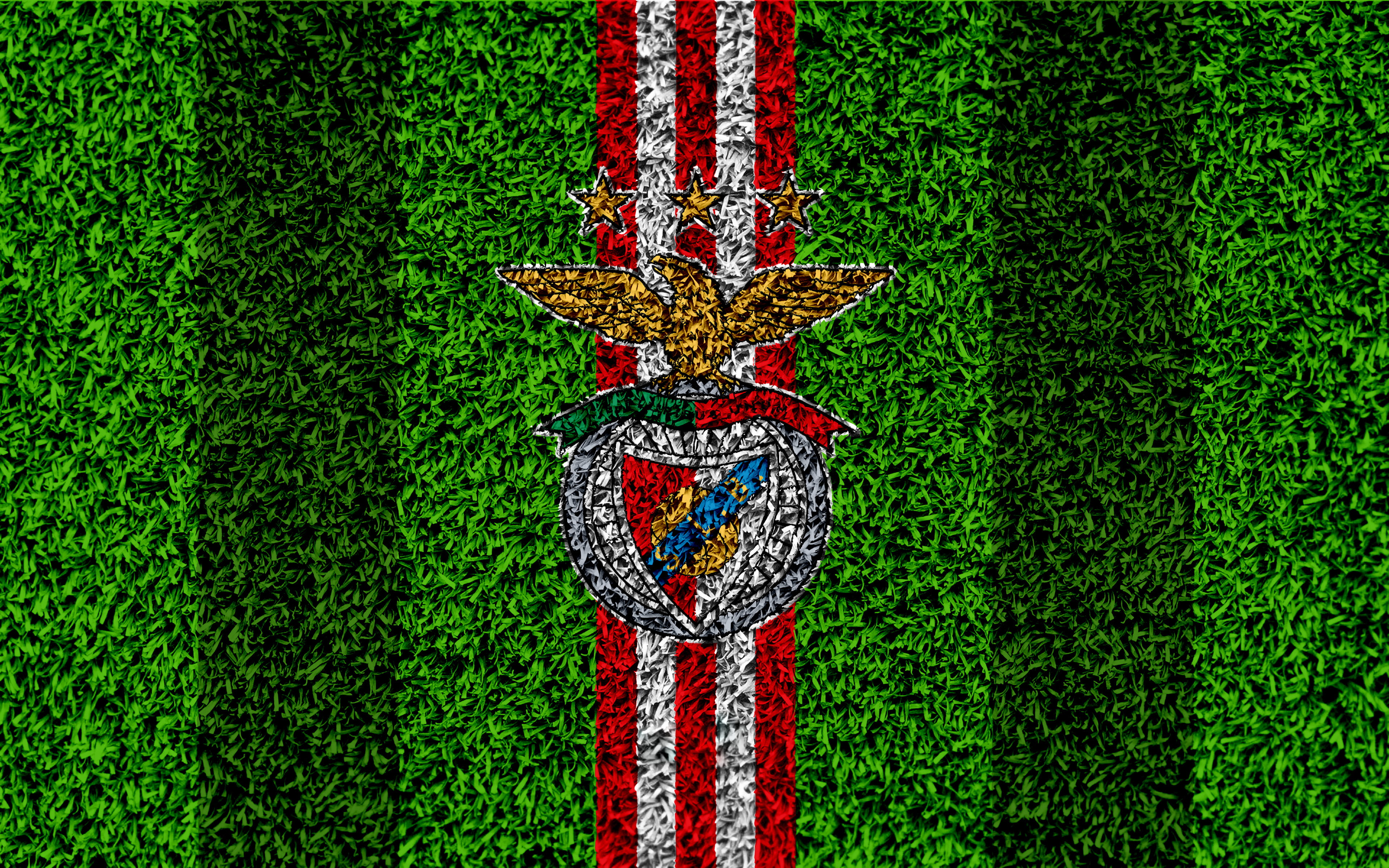 Soccer, Logo, 4K, Emblem, S.L. Benfica, HD Wallpaper