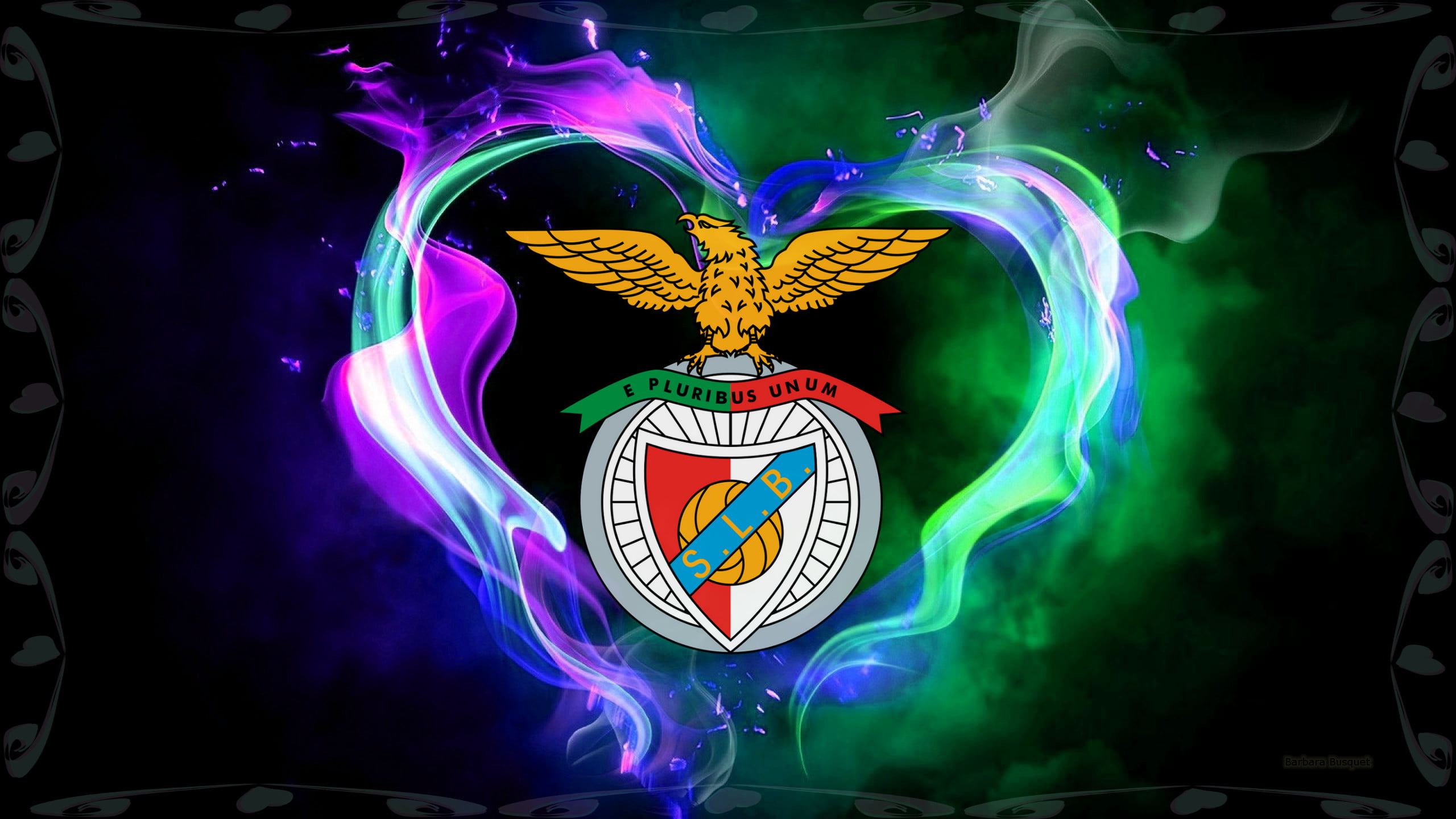 Soccer, Logo, 2K, Emblem, S.L. Benfica, HD Wallpaper