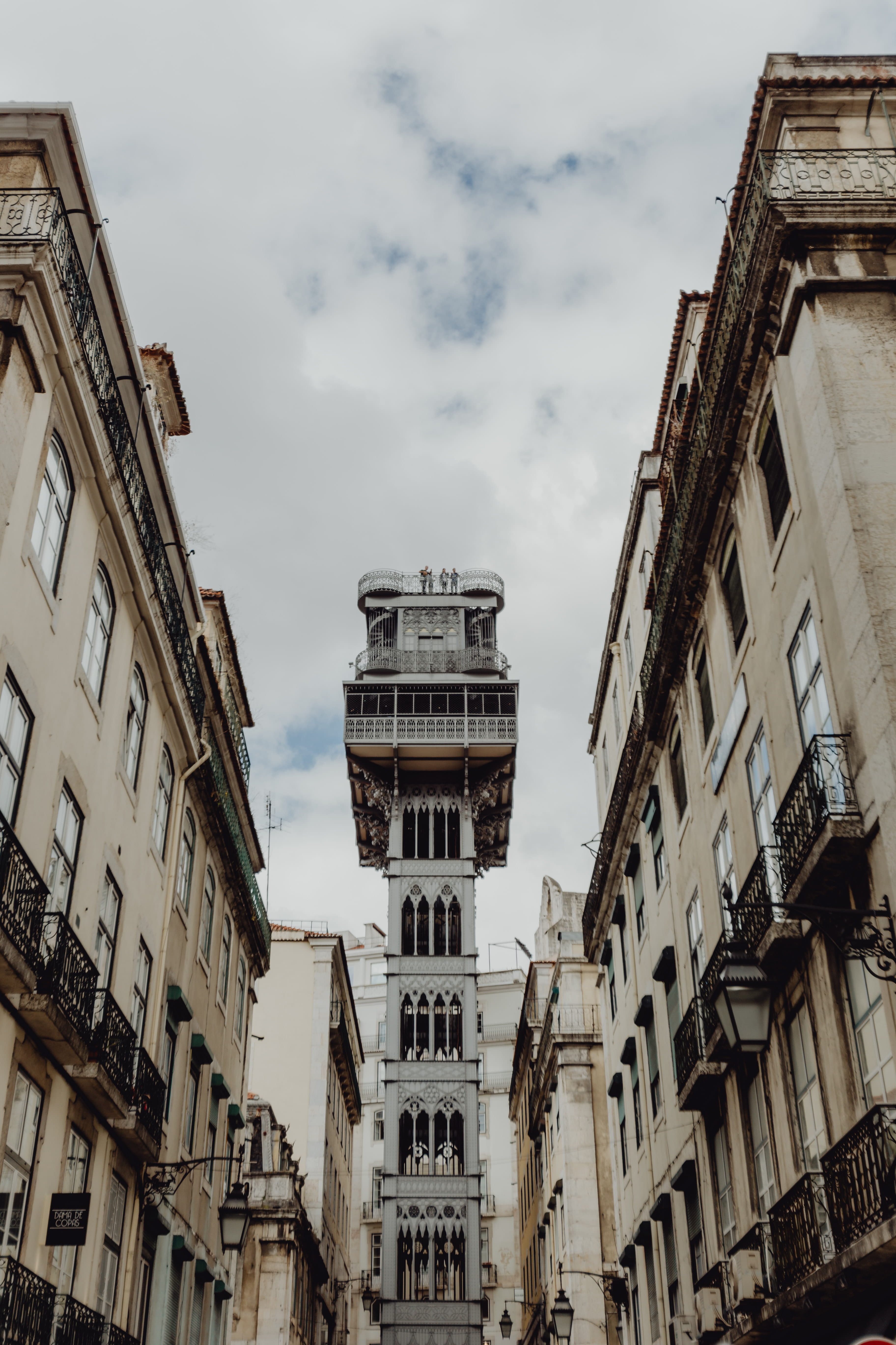 outdoors, nature, sky, travel destinations, lisbon, residential district, apartment, historic, portugal, history, building exterior, built structure, cloud - sky, Phone HD Wallpaper