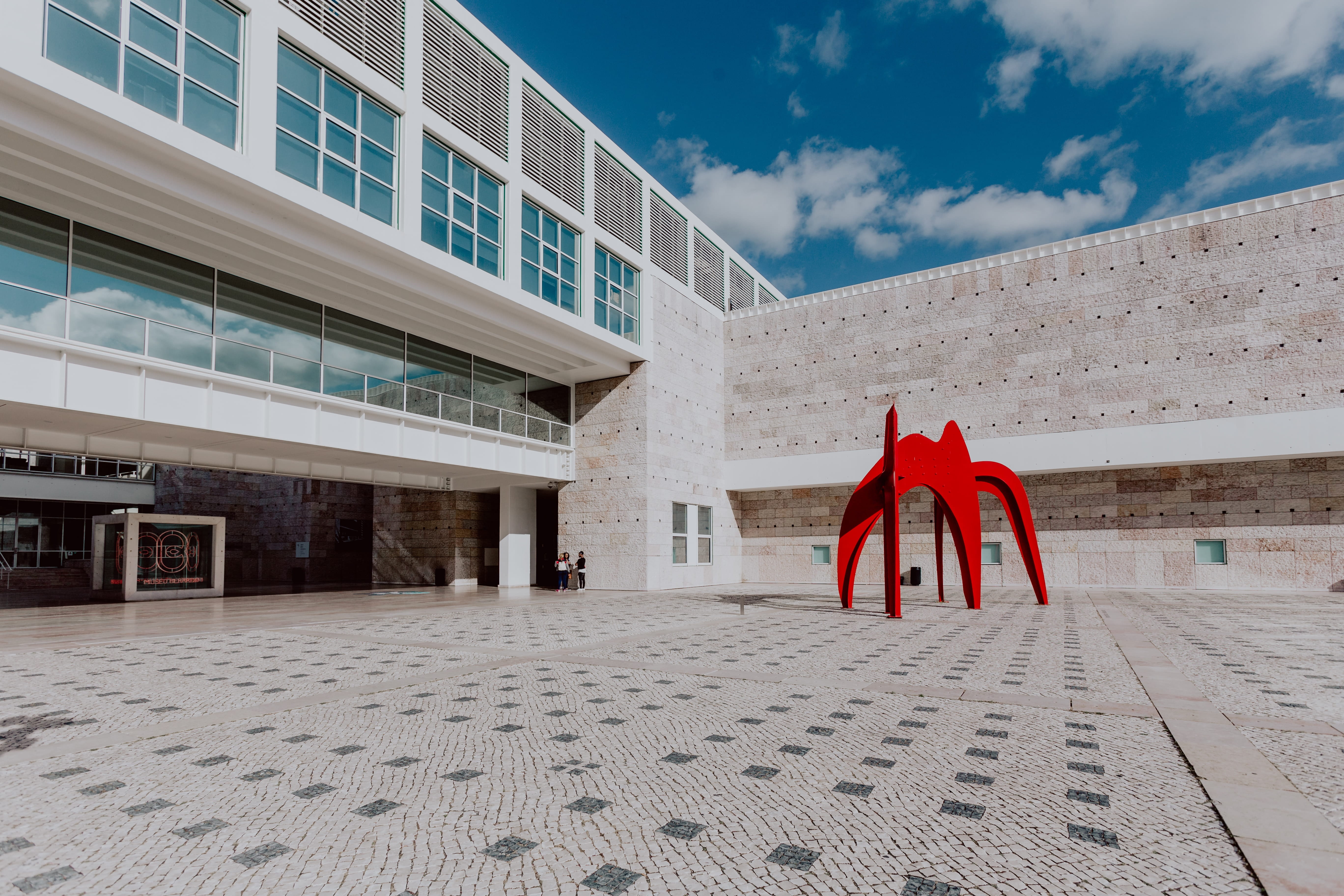 outdoors, 5K, collection, architecture, built structure, cloud - sky, building exterior, art and craft, culture, lisboa, lisbon, art, city, human representation, HD Wallpaper