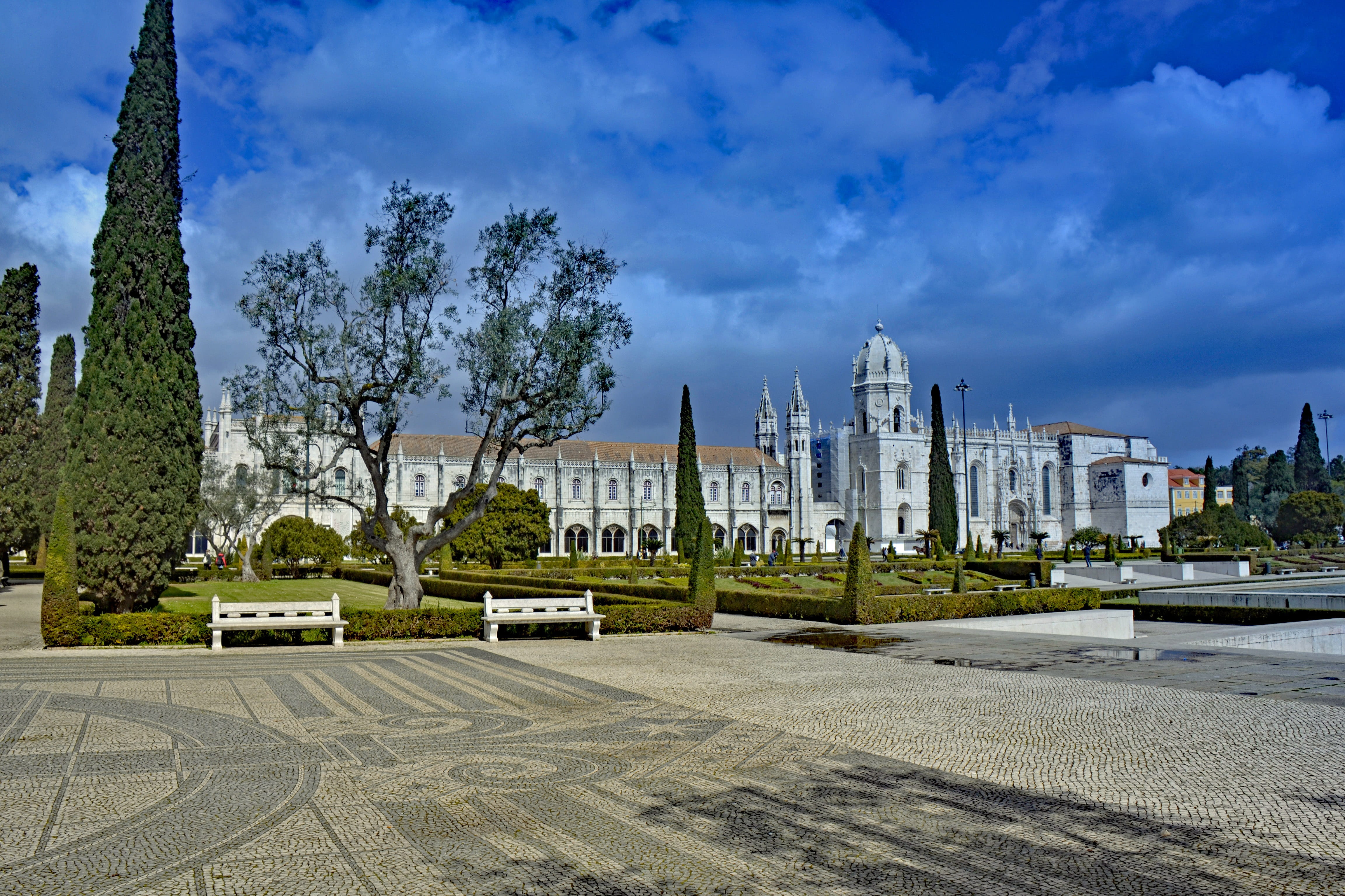 building, 4K, place of worship, plant, architecture, nature, places of interest, history, built structure, Portugal, tree, building exterior, outdoors, HD Wallpaper
