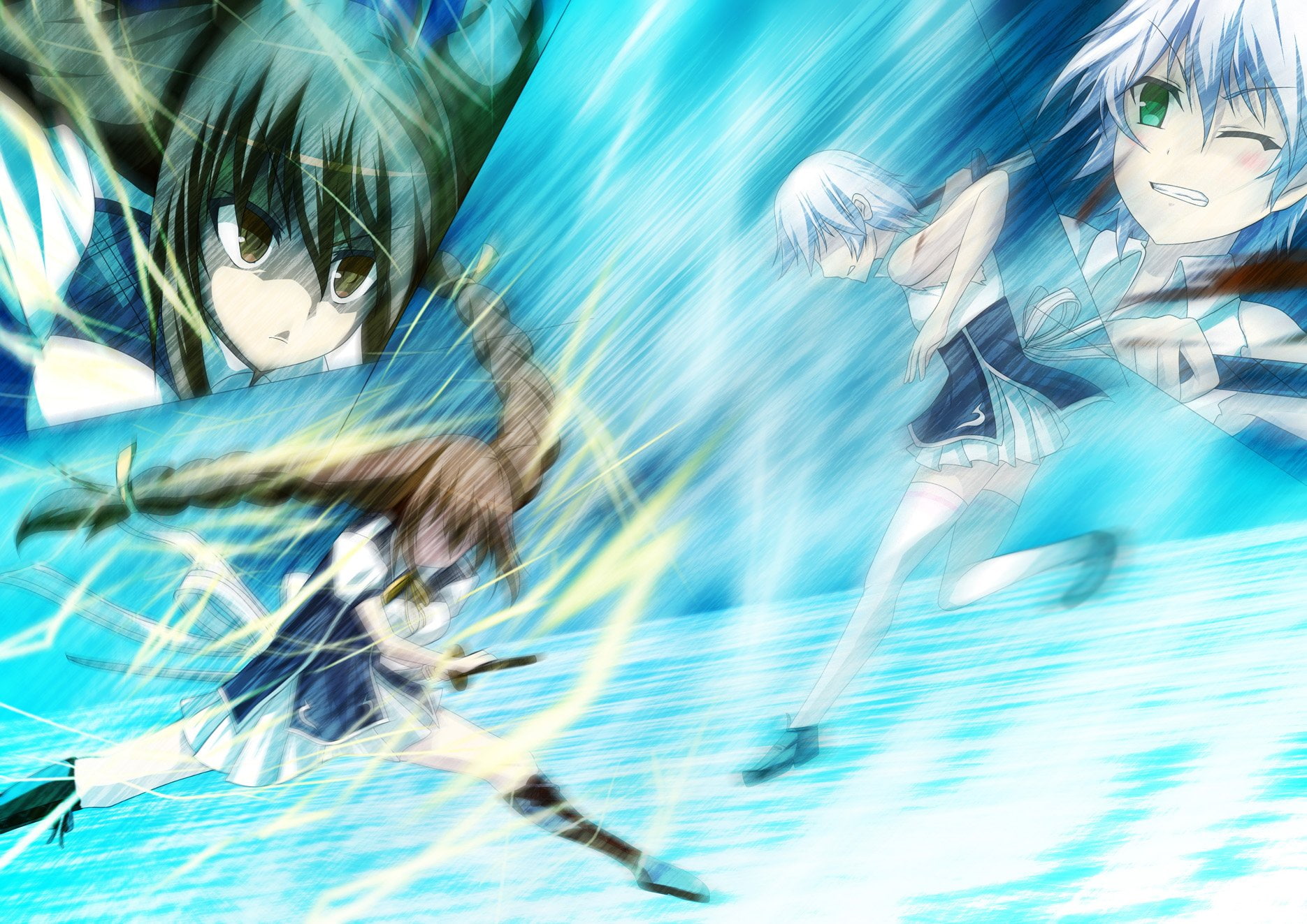 Shizuku Kurogane, Chivalry of a Failed Knight, 720P, Tohka Todo, Anime, HD Wallpaper