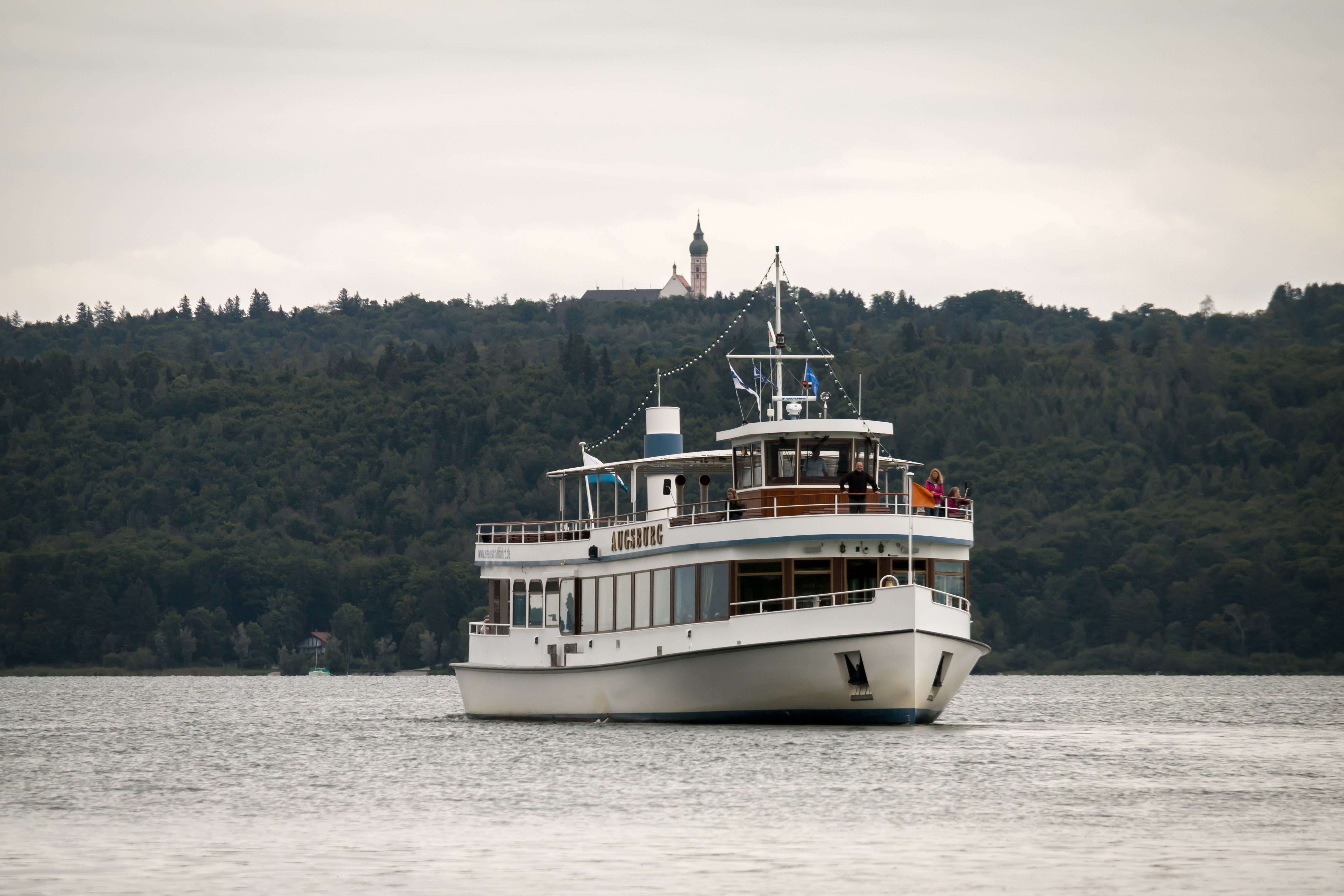 no people, transportation, travel destinations, 5K, cruise ship, holiday, monastery, recovery, passenger craft, yacht, passenger transport, craft, sea, HD Wallpaper