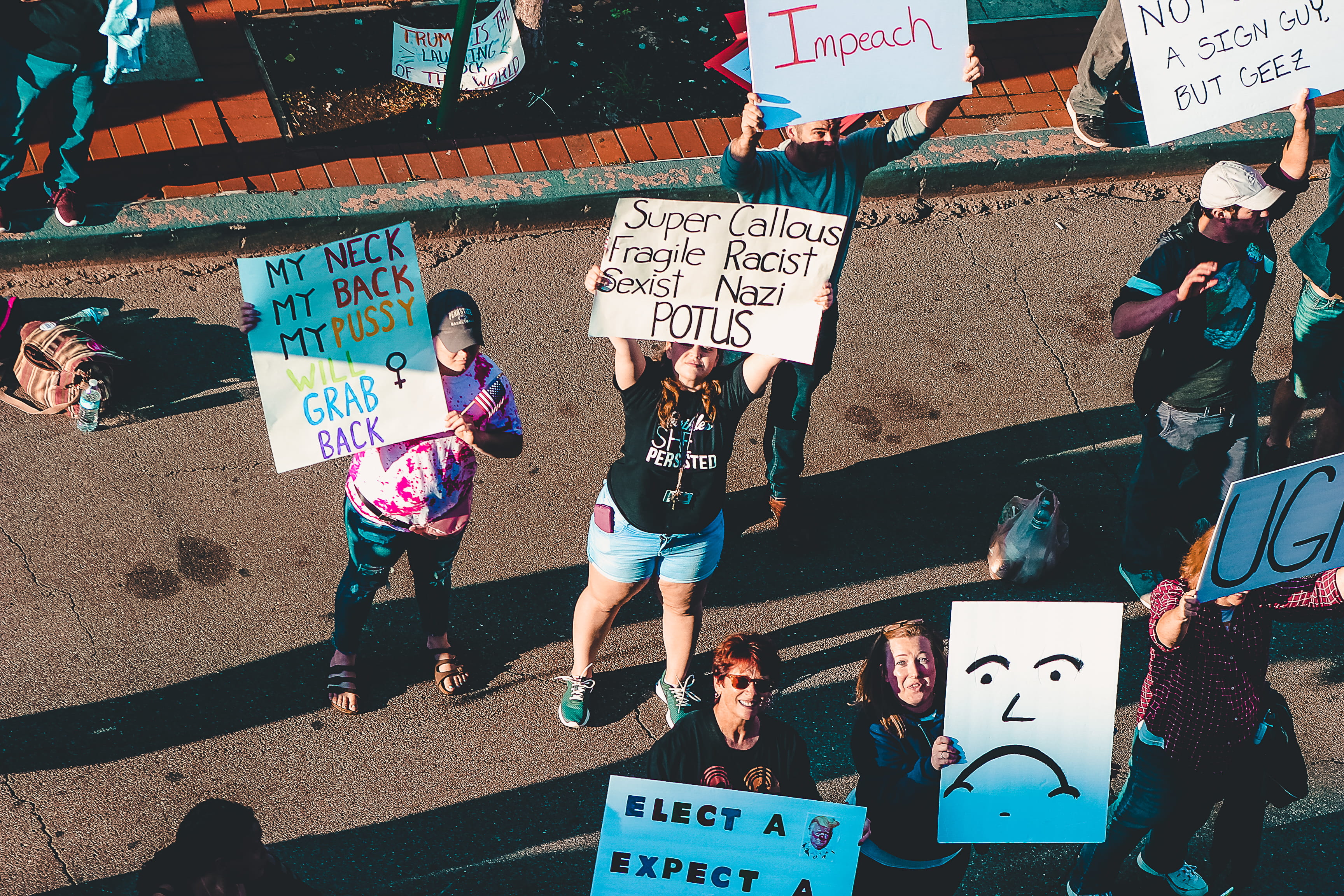demonstration, street, people, group, action, posters, protesting, text, western script, city, real people, art and craft, crowd, nature, group of people, HD Wallpaper