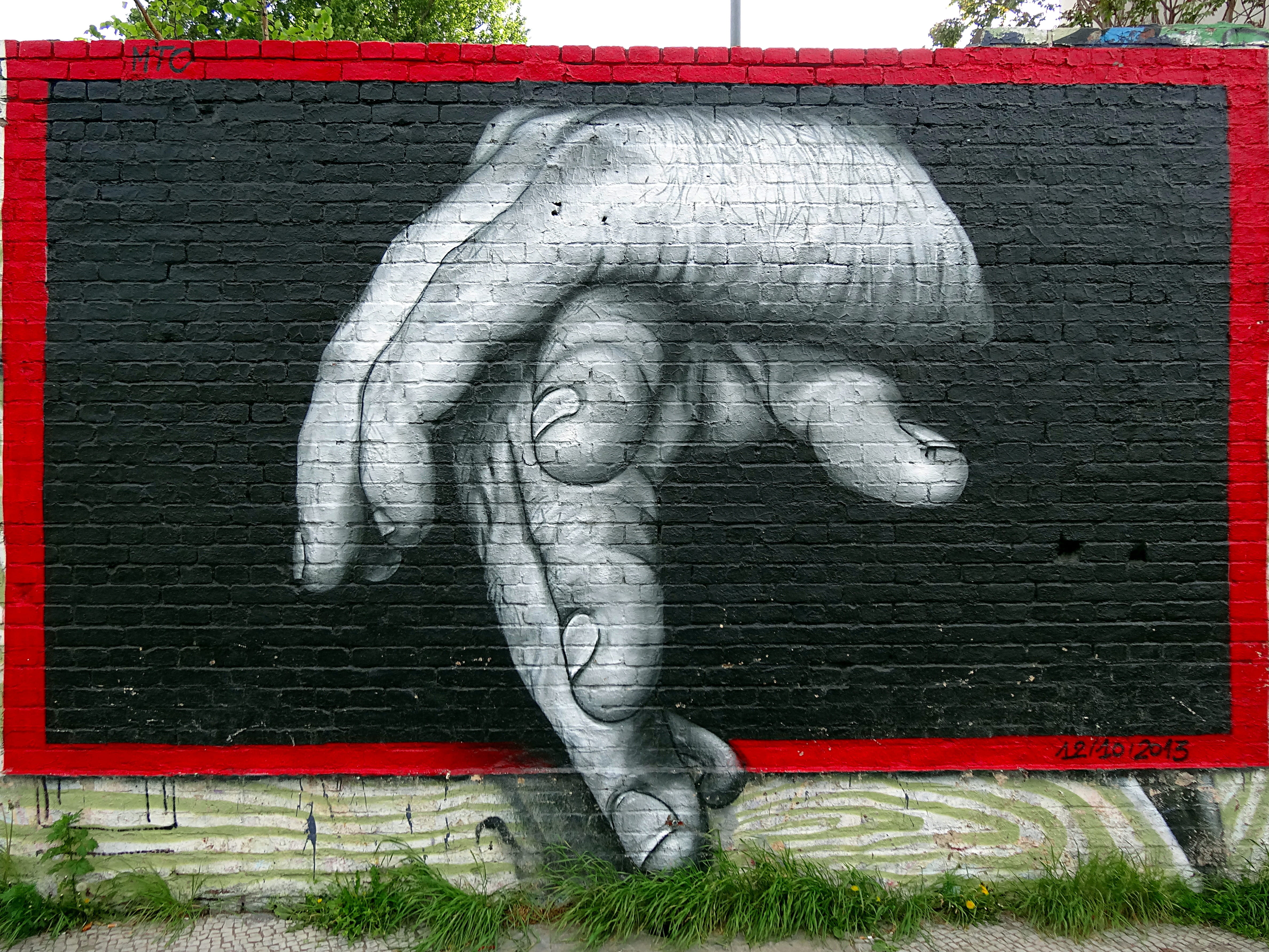 Graffiti, carving, architecture, sculpture, statue, hand, representation, outdoors, street art, wall - building feature, close-up, day, 4K, carving - craft product, HD Wallpaper