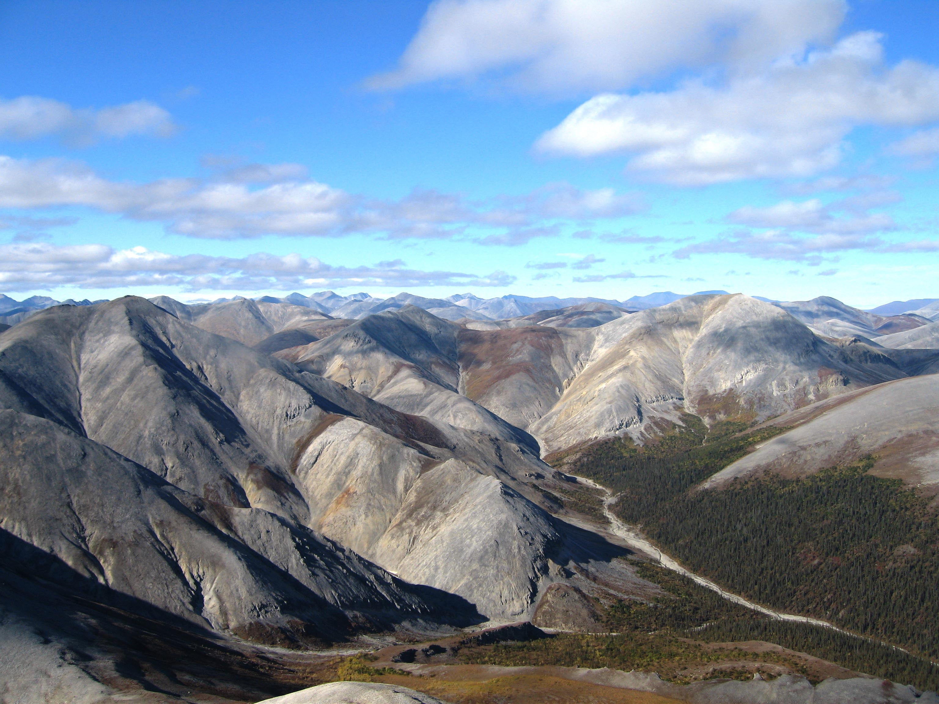 view, Alaska, autumn, Kobuk Valley National Park, KOVA, mountain Peak, aerial view, gray, WEAR, landscape, Northwest, aerial, as Far as the Eye Can See, HD Wallpaper