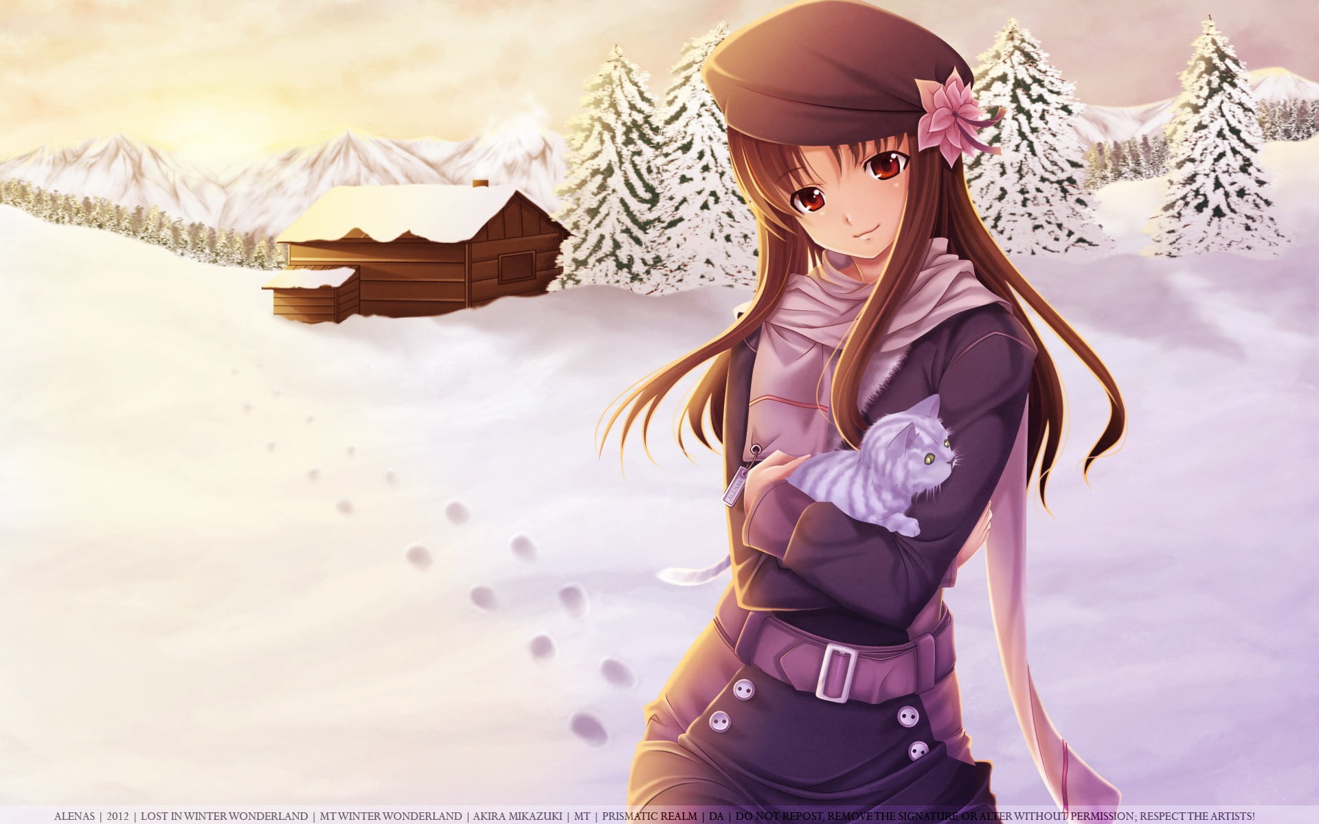 lifestyles, three quarter length, young adult, 1080P, front view, leisure activity, clothing, Kanon, outdoors, nature, standing, real people, women, anime girls, HD Wallpaper