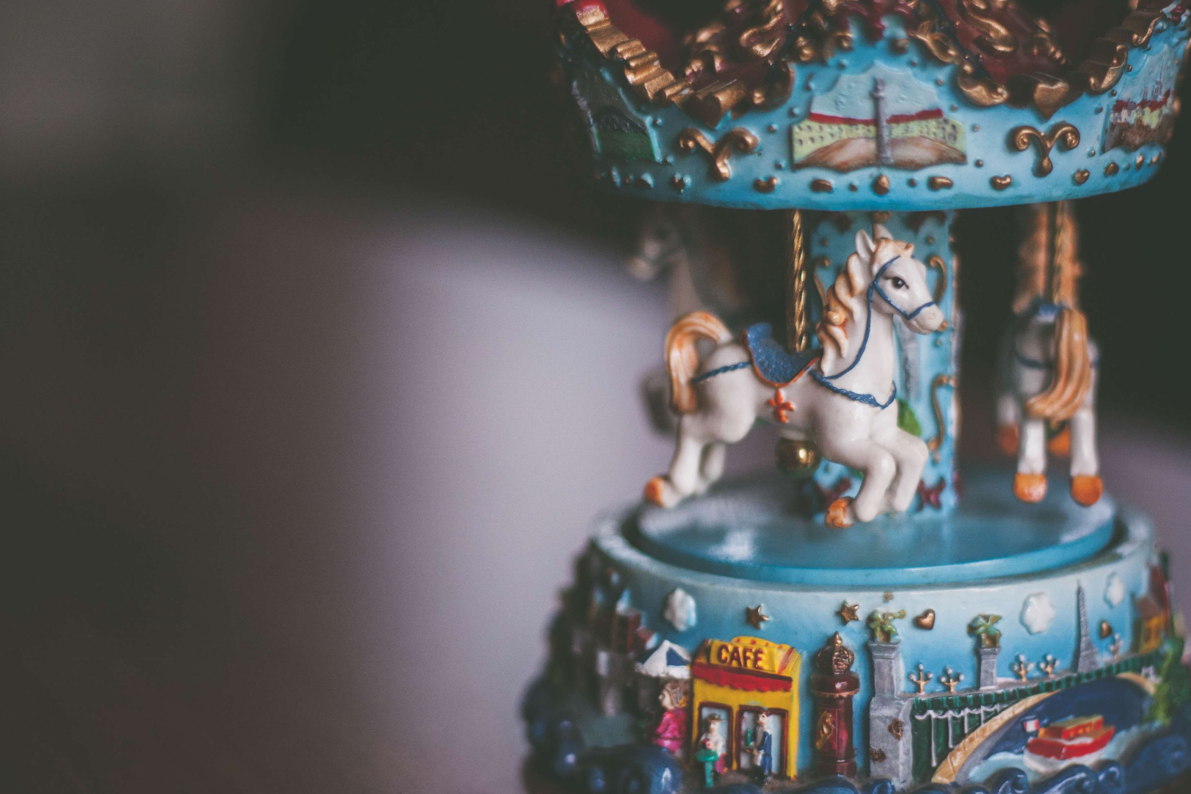 carousel, human representation, old, creativity, celebration, ornate, paris, female likeness, representation, close-up, 4K, craft, multi colored, mammal, HD Wallpaper