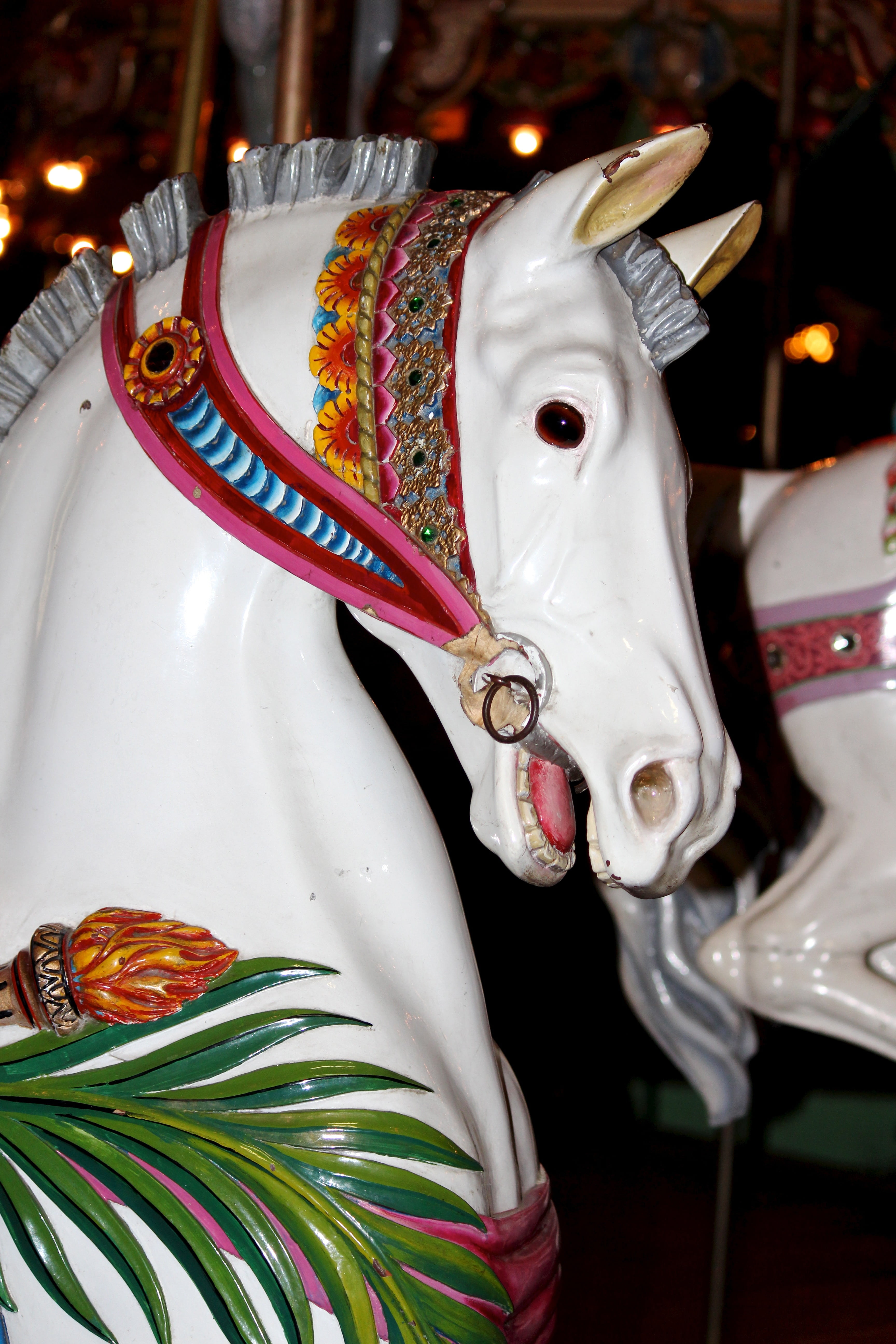 carnival, vintage, close-up, celebration, figurine, mask - disguise, still life, prancer, white color, no people, horse head, representation, human representation, Phone HD Wallpaper