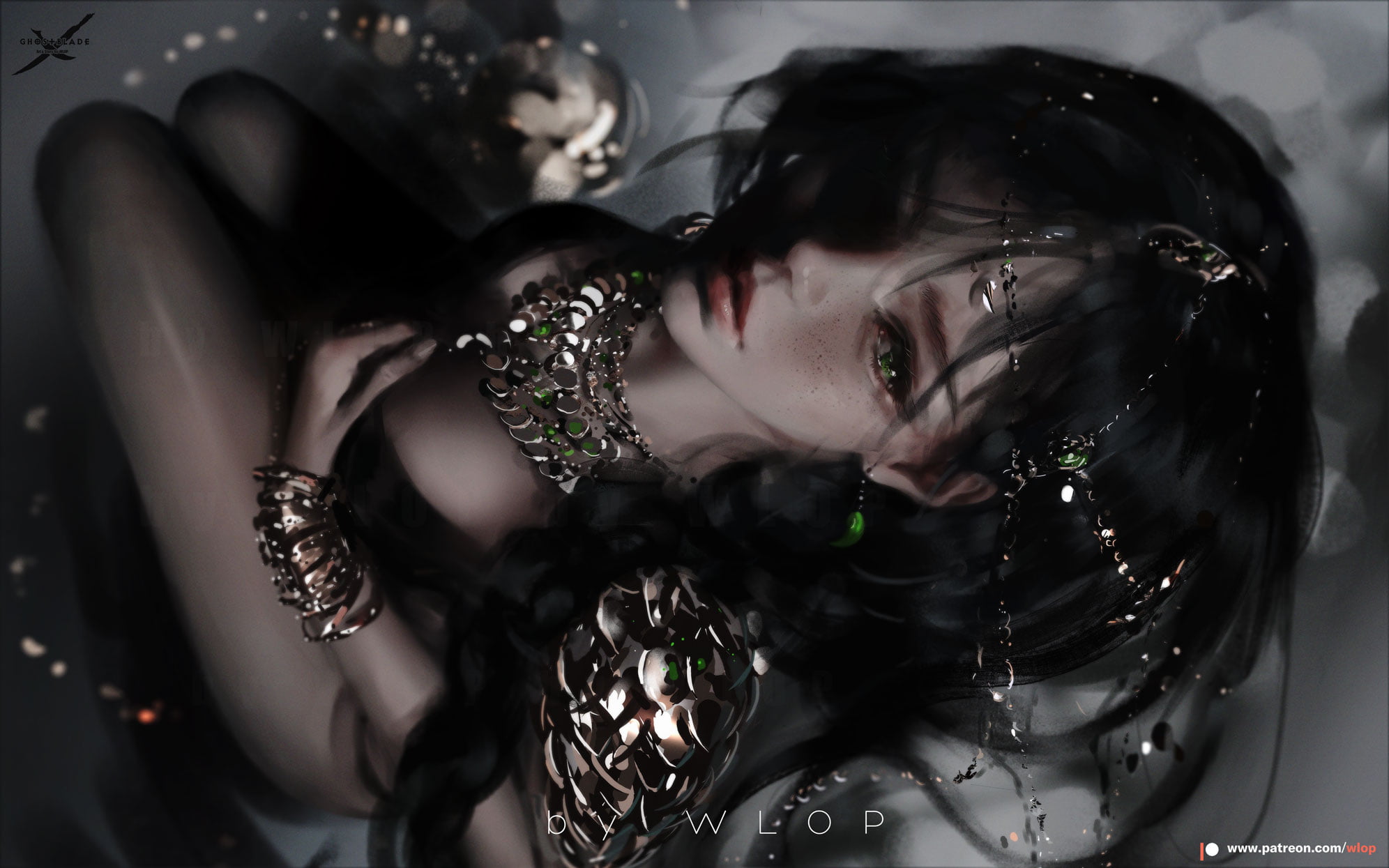 Lylian, WLOP, 1080P, GhostBlade ( comics ), fantasy girl, digital art, HD Wallpaper
