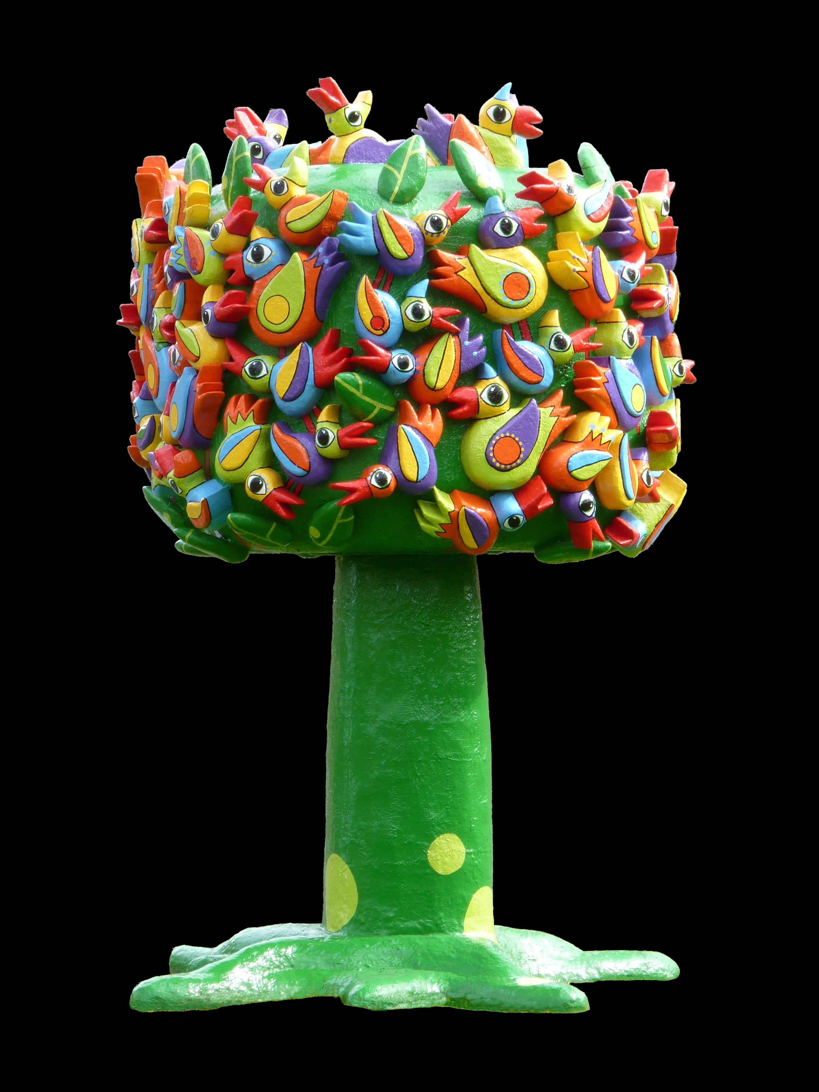 artwork, food, object, shape, close-up, cake, colorful, nature, gaudy, black background, dessert, plastic, outside art, multi Colored, 2K, sweet, Bird, Phone HD Wallpaper