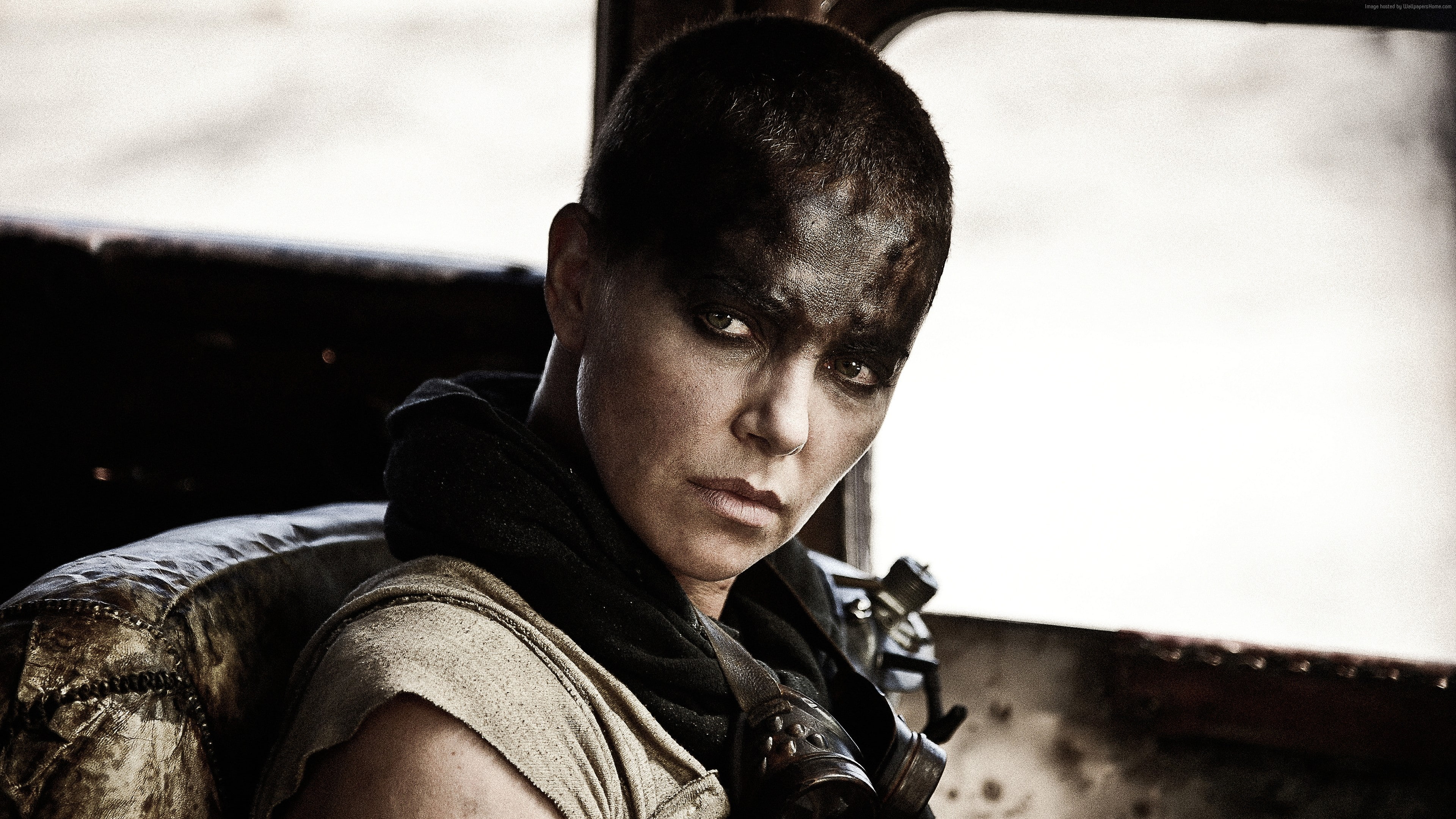 Mad Max: Fury Road, Charlize Theron, best movies of 2015, stills, 4K, HD Wallpaper