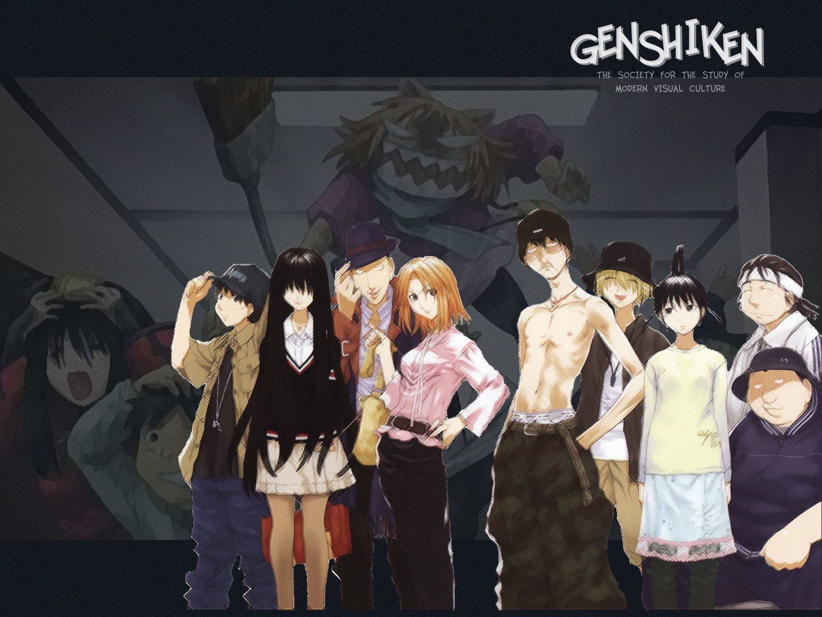 fashion, representation, adult, clothing, group, Genshiken, Kugayama Mitsunori, lifestyles, front view, 720P, Madarame Harunobu, retail display, Manabu Kuchiki, HD Wallpaper