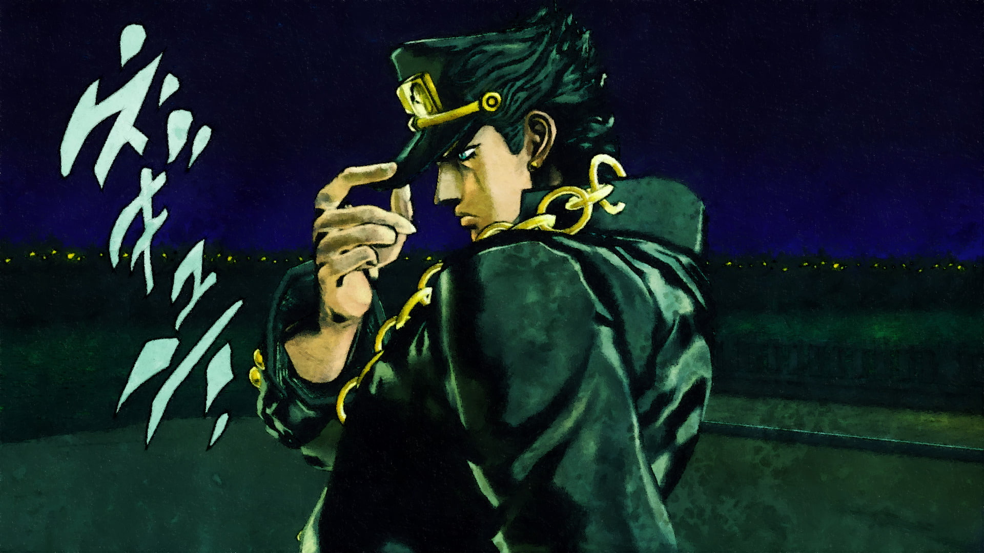Jotaro Kujo, Anime, 1080P, Jojos Bizarre Adventure, HD Wallpaper