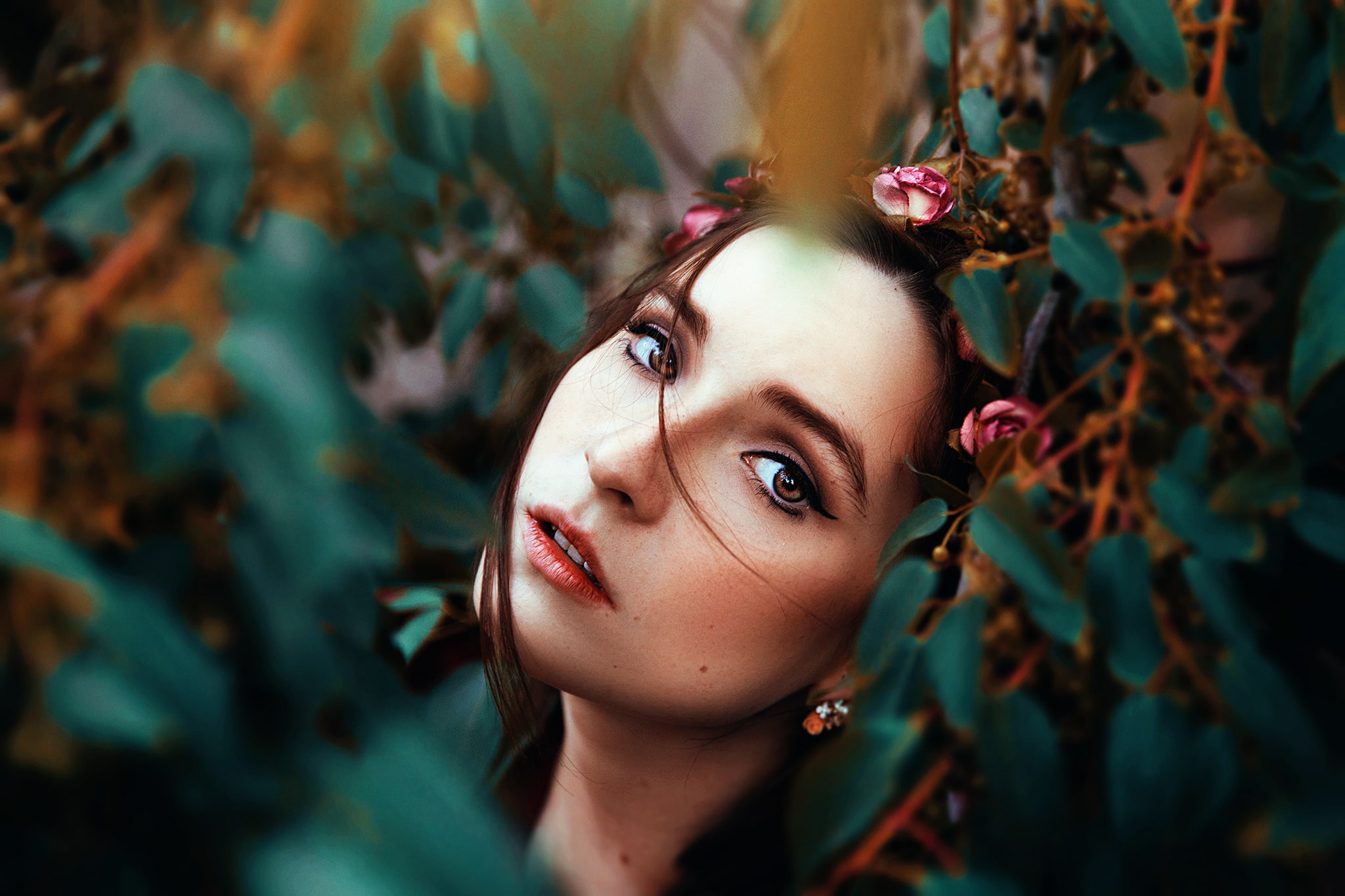 1080P, sponge, makeup, Ronny Garcia, HD Wallpaper