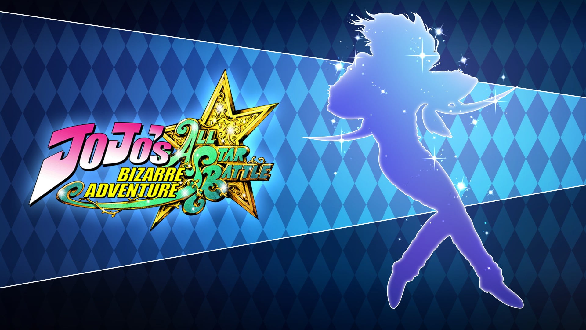 JoJos Bizarre Adventure: Stardust Crusaders, blue, jojo, game, digital composite, decoration, low angle view, 1080P, poster, star shape, celebration, text, HD Wallpaper