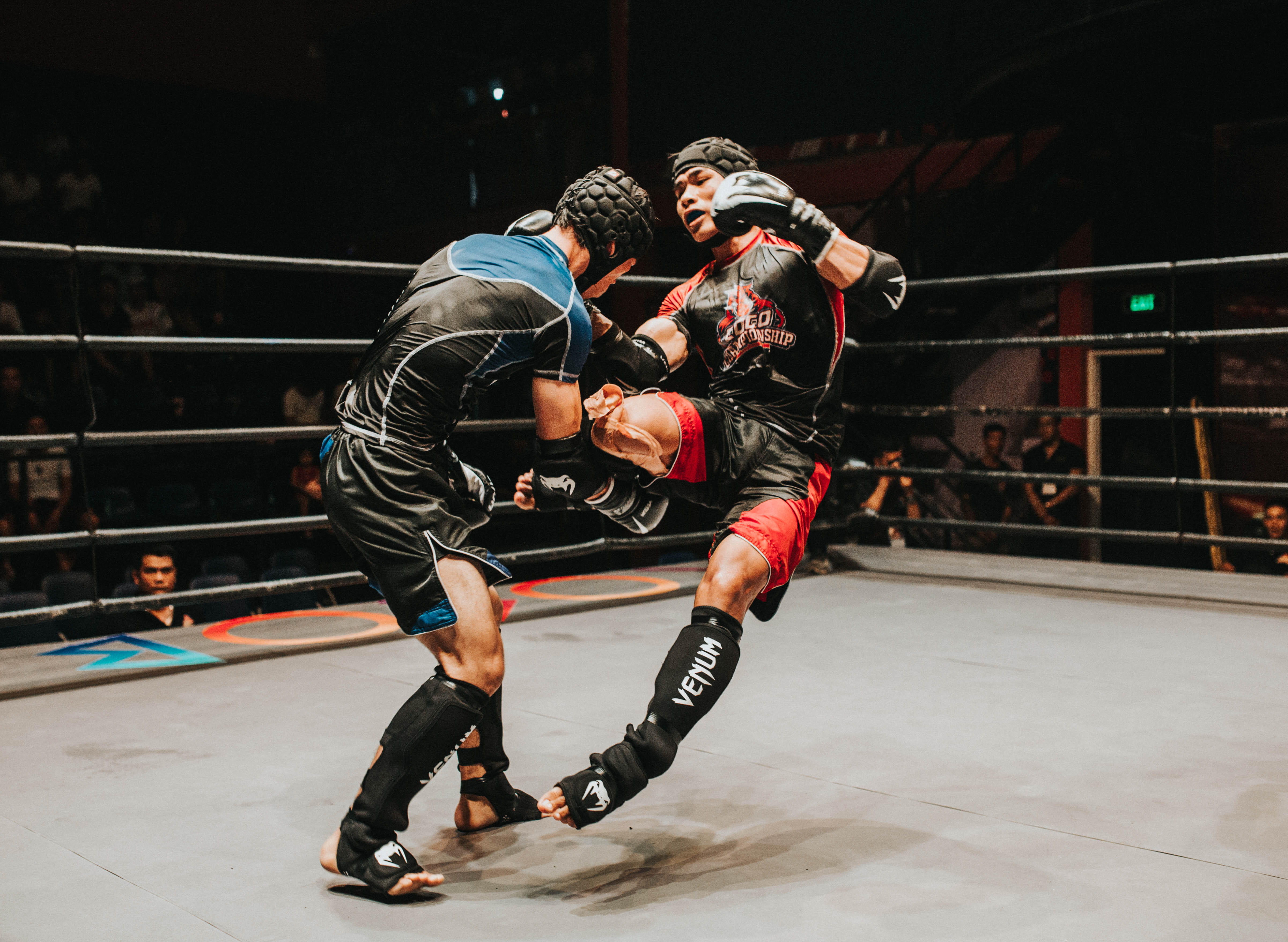 fighter, boxing ring, sport, men, royalty  images, recreation, fight, athletes, people, wear, gloves, punch, stadium, 4K, action, punching, two people, HD Wallpaper