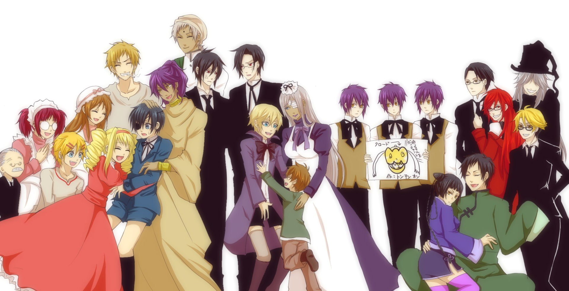 1080P, Anime, Black Butler, HD Wallpaper
