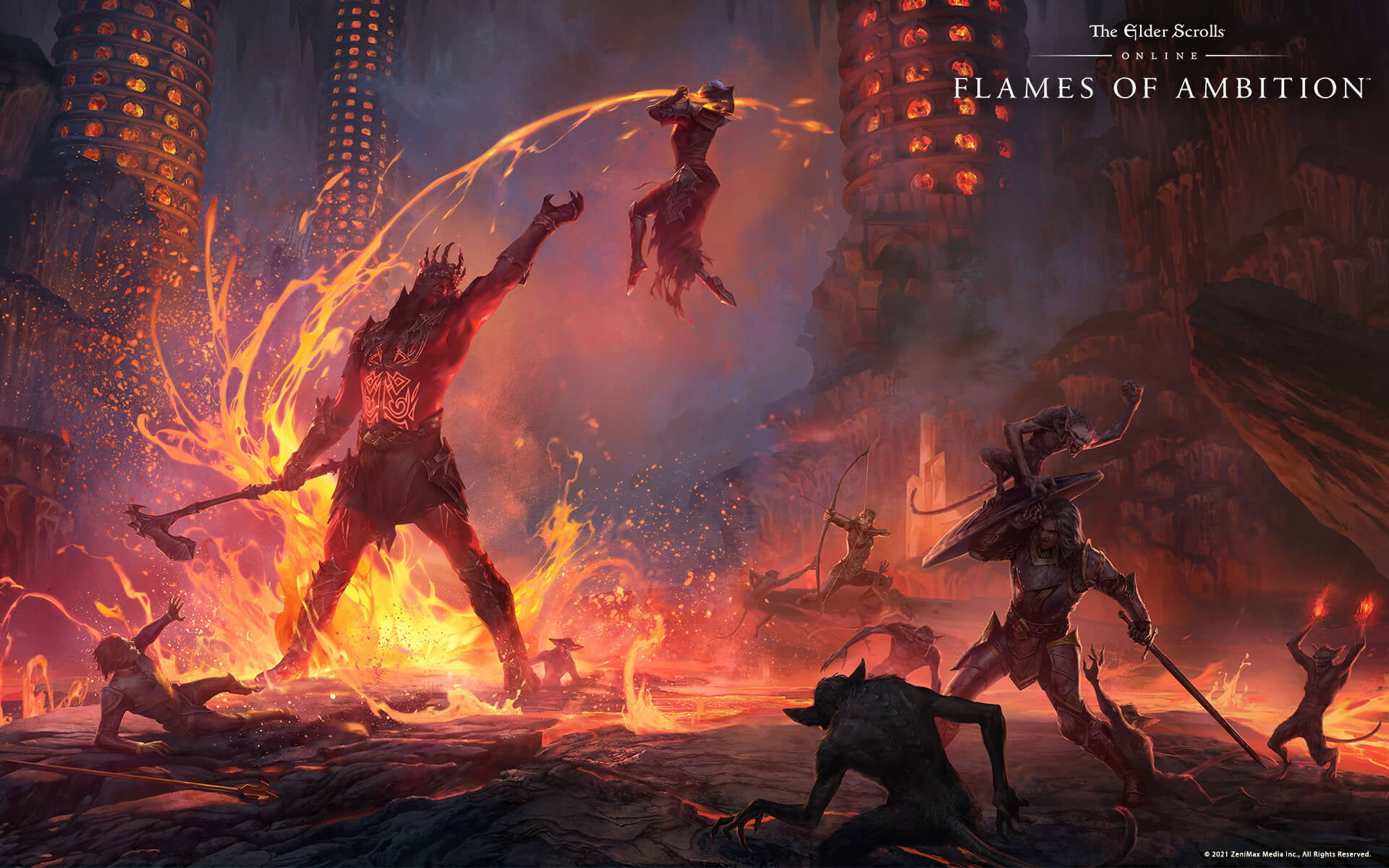 The Elder Scrolls Online, 1080P, The Elder Scrolls Online: Flames of Ambition, HD Wallpaper