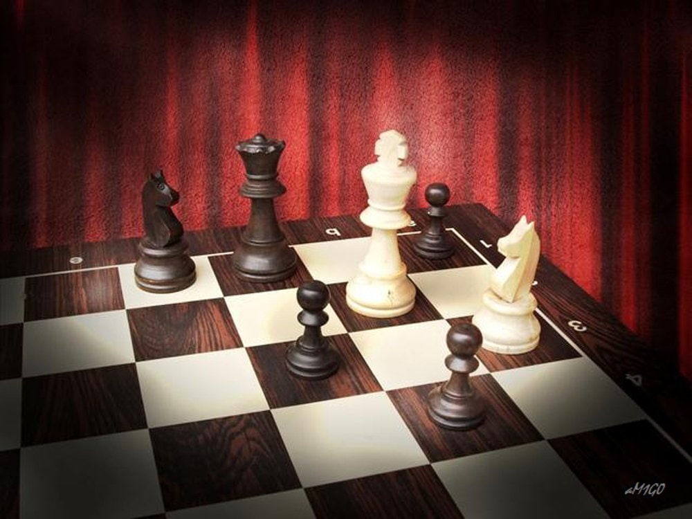 Game, board, Chess, brown, white, set, 480P, HD Wallpaper