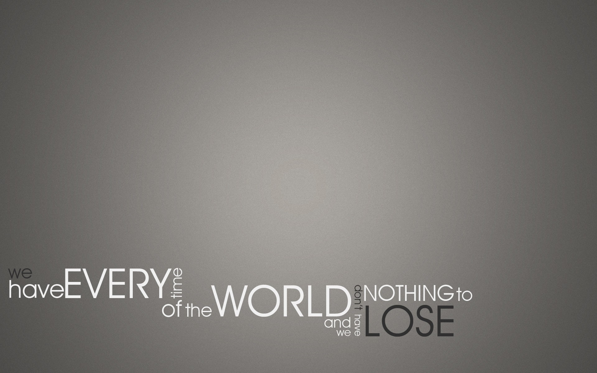 coloring, typography, world, time, quotes, 1080P, lose, selective, HD Wallpaper