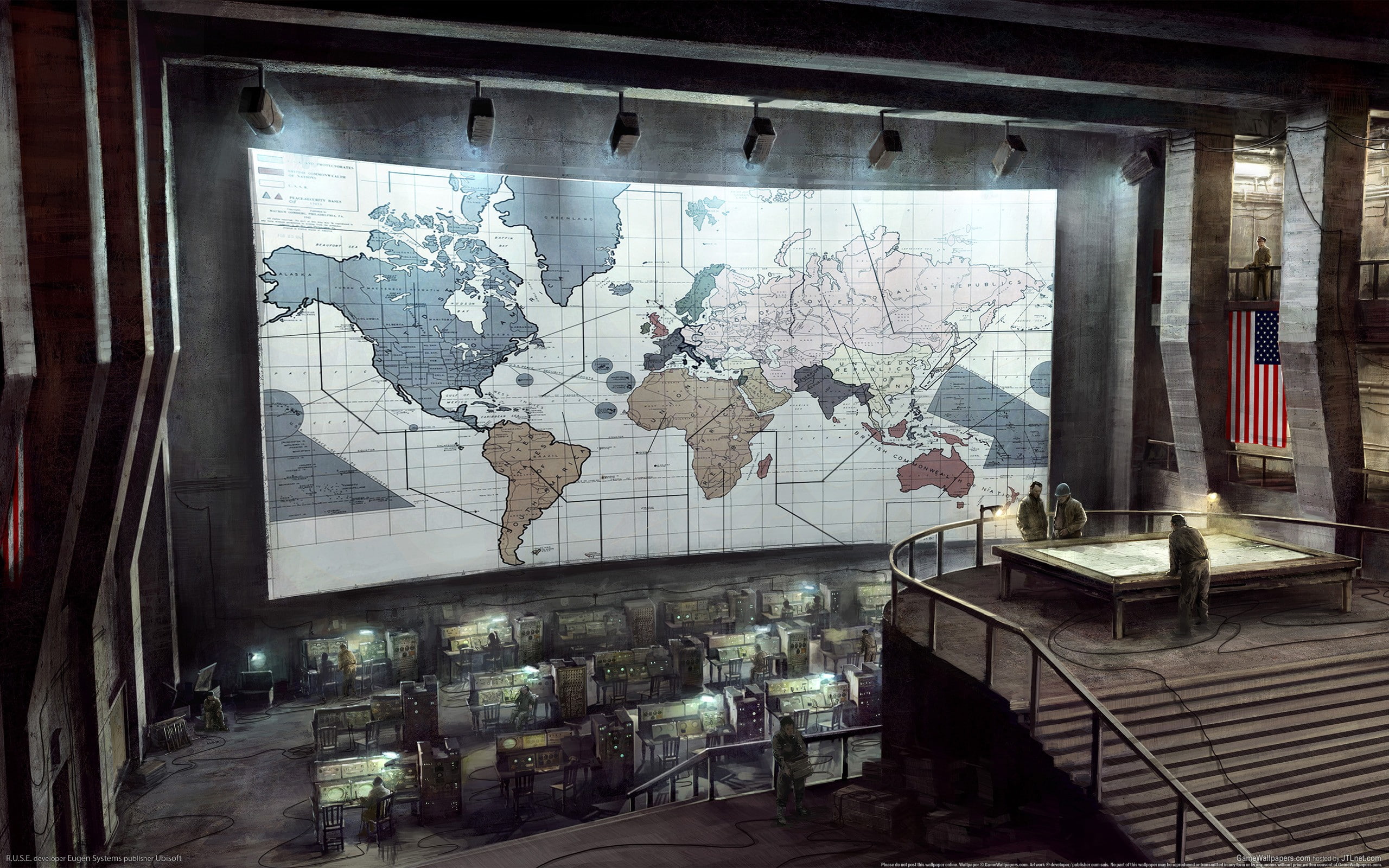 America, 2K, strategists, map, HD Wallpaper