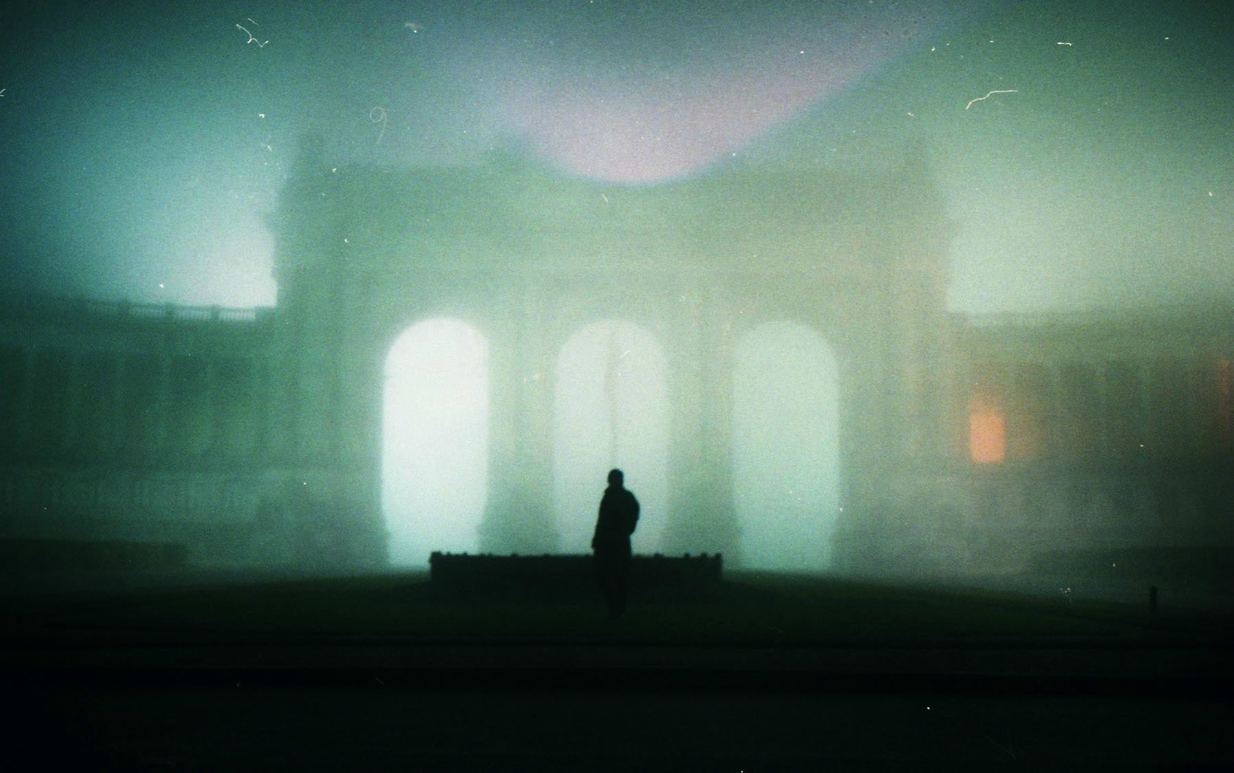 day, unrecognizable person, nature, one person, fog, men, full length, lifestyles, silhouette, walking, architecture, real people, outline, mist, outdoors, HD Wallpaper