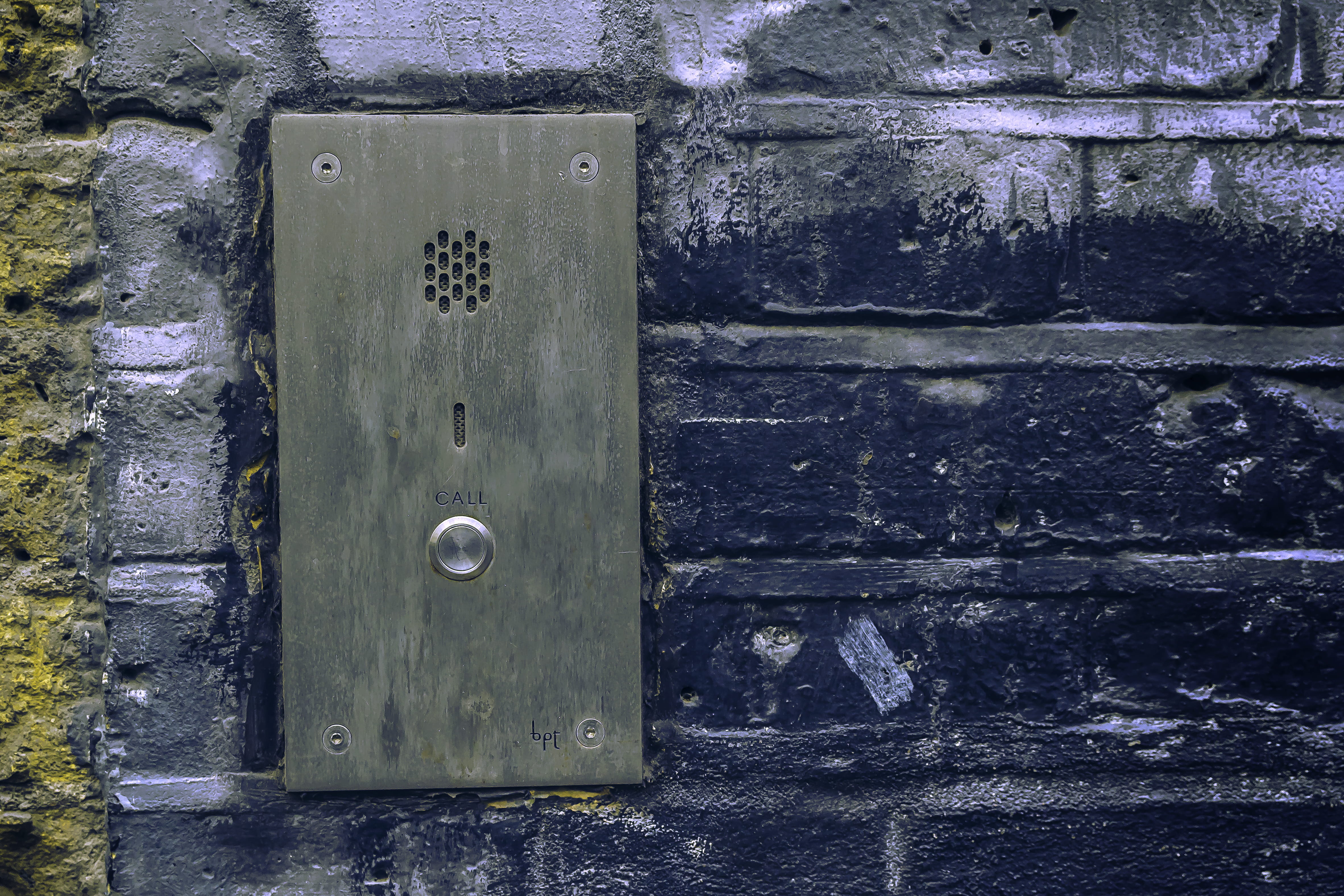 photo, grey, no people, electricity, metal, button, safety, textured, speaker, wall, concrete, power supply, doorbell, bell, push button, mounted, gray, HD Wallpaper