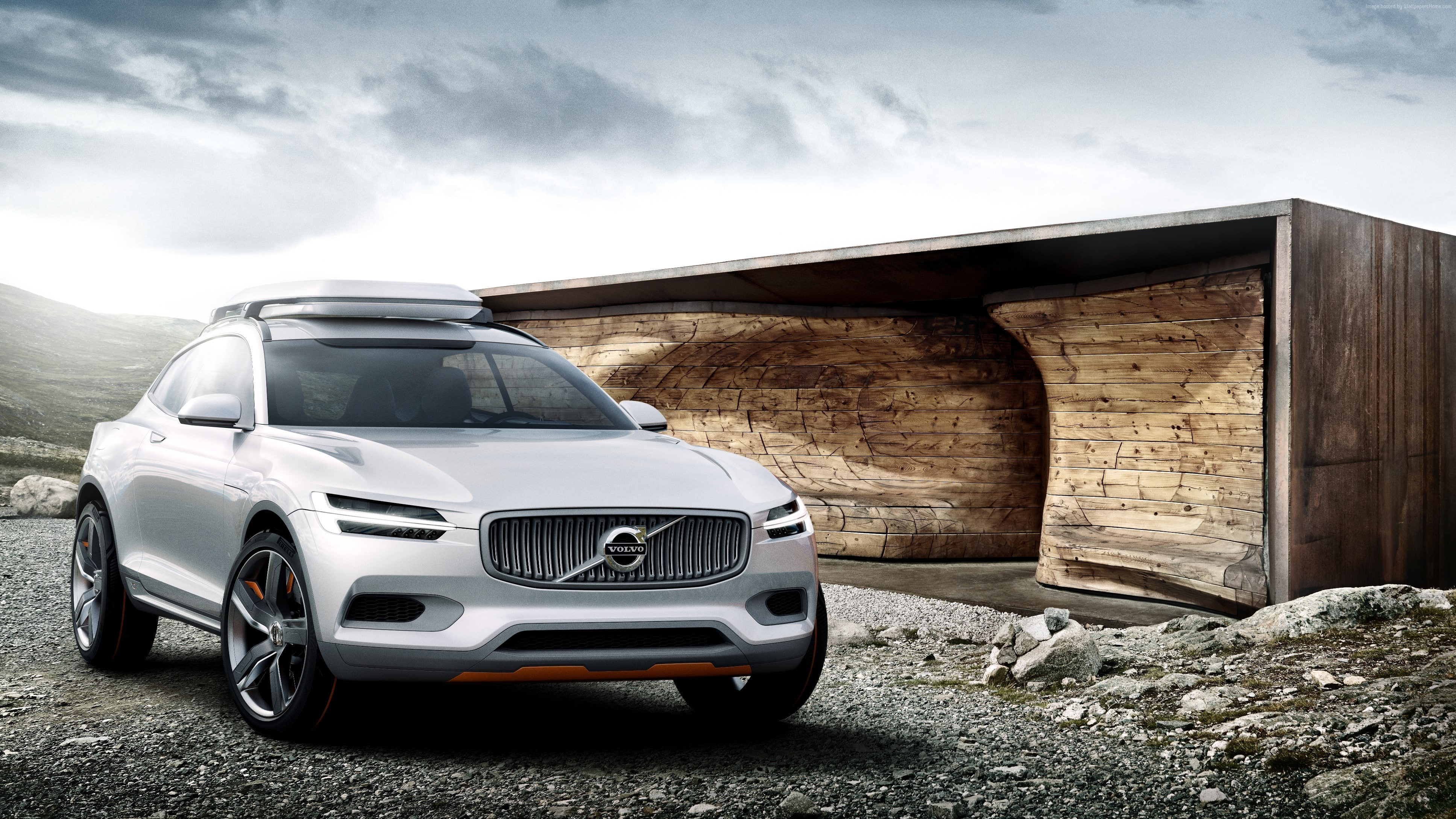 hybrid, crossover, luxury cars, Volvo XC90, front, SUV, review, concept, test drive, rent, 4K, buy, Volvo, HD Wallpaper